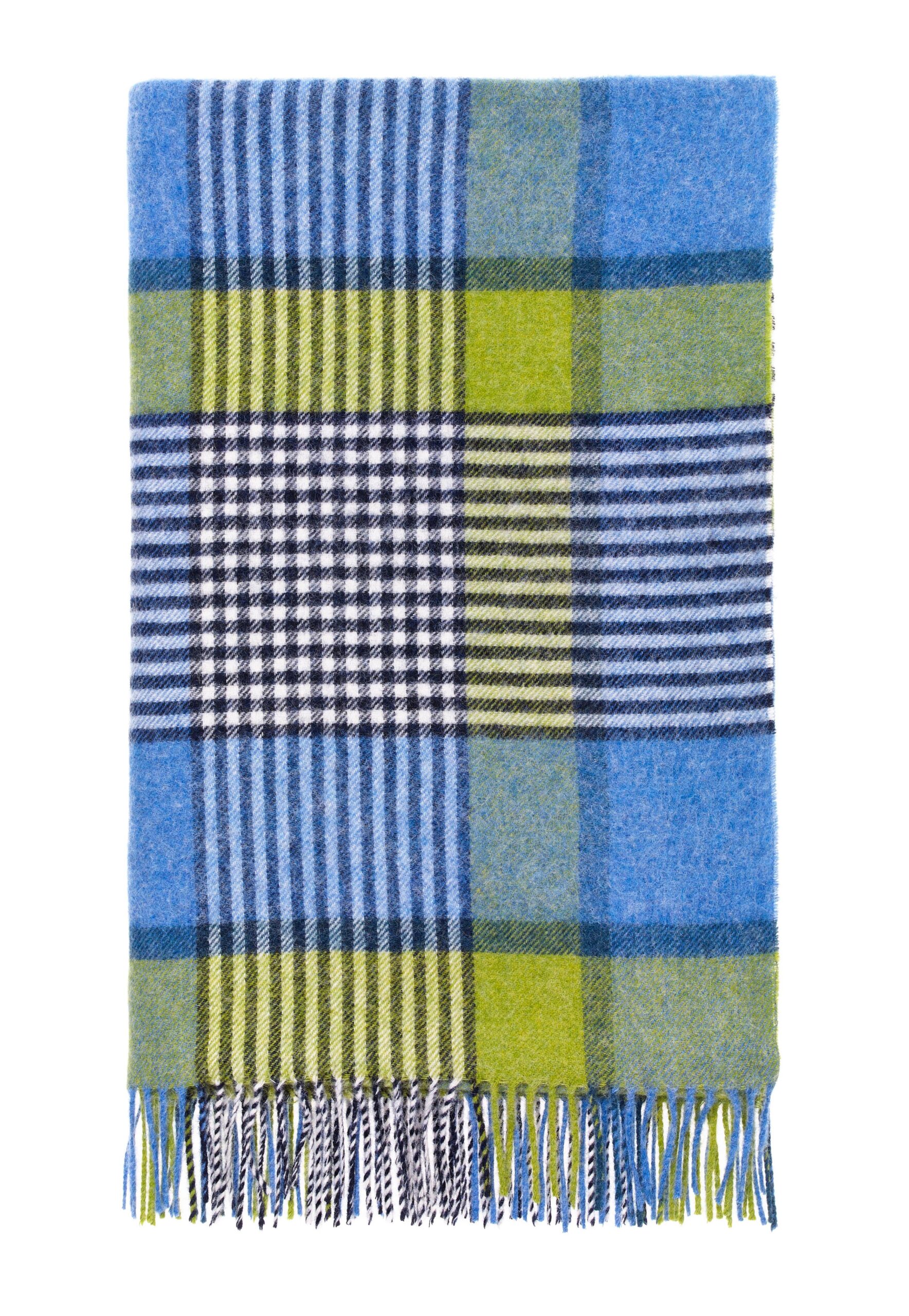 Bronte Moon - Picnic Blanket, Thorpeness Sea, Shetland Wool, Made in UK