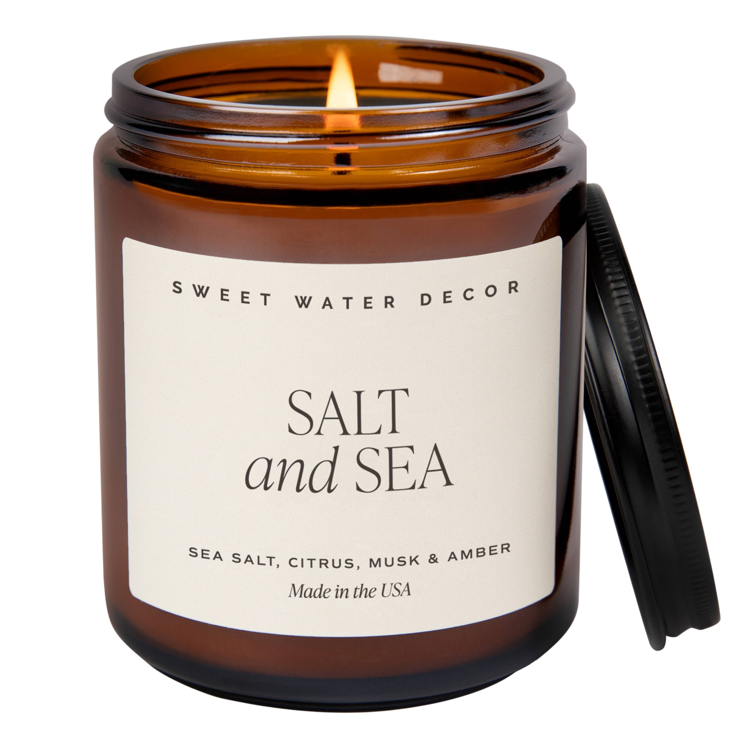 Sweet Water Decor - Salt and Sea 9 oz Soy Candle - Home Decor & Gifts