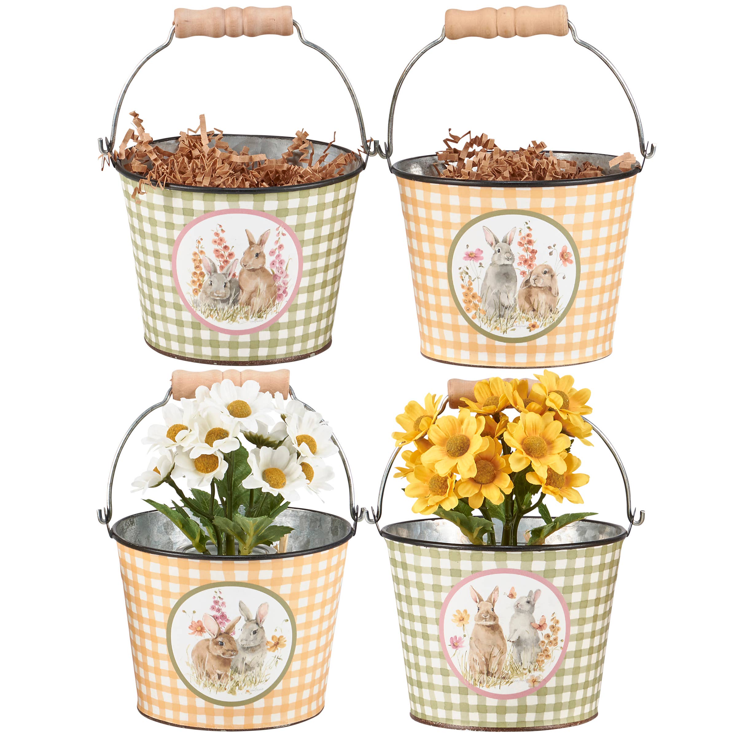 Flower Bunnies Bucket