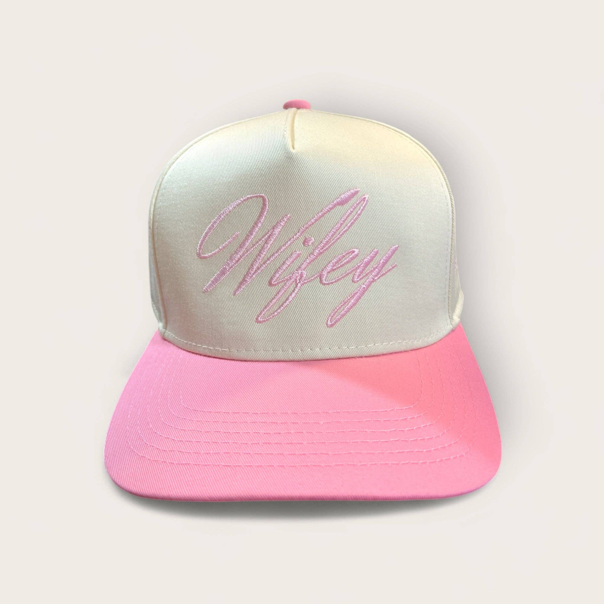 Wifey Trucker Hat | Pink/Tan
