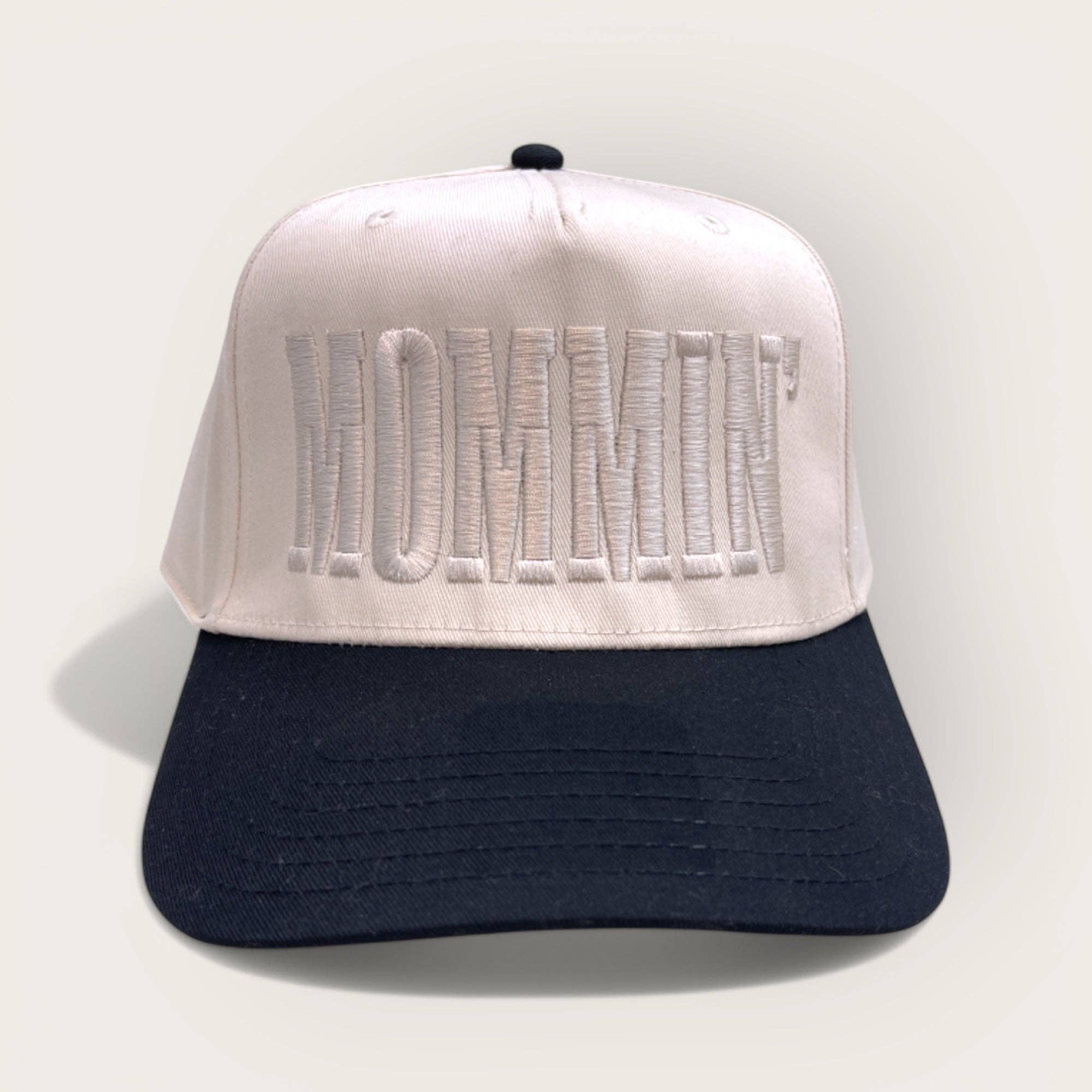 Mommin' Classic Trucker Hat | Black/Tan