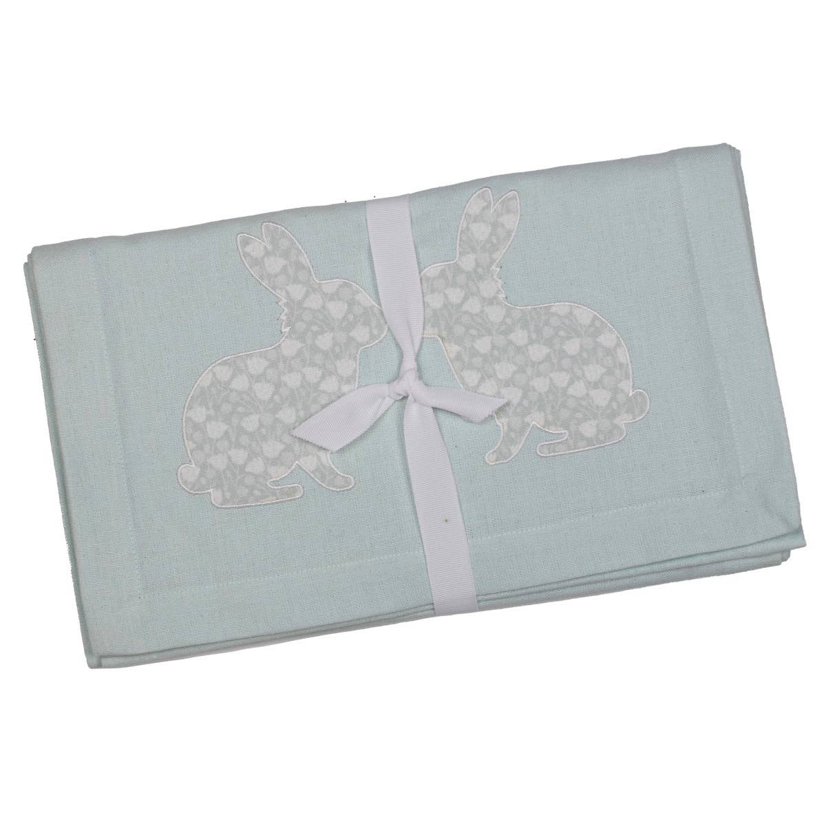 Aubrey Bunny Runner Mist/White 13x96