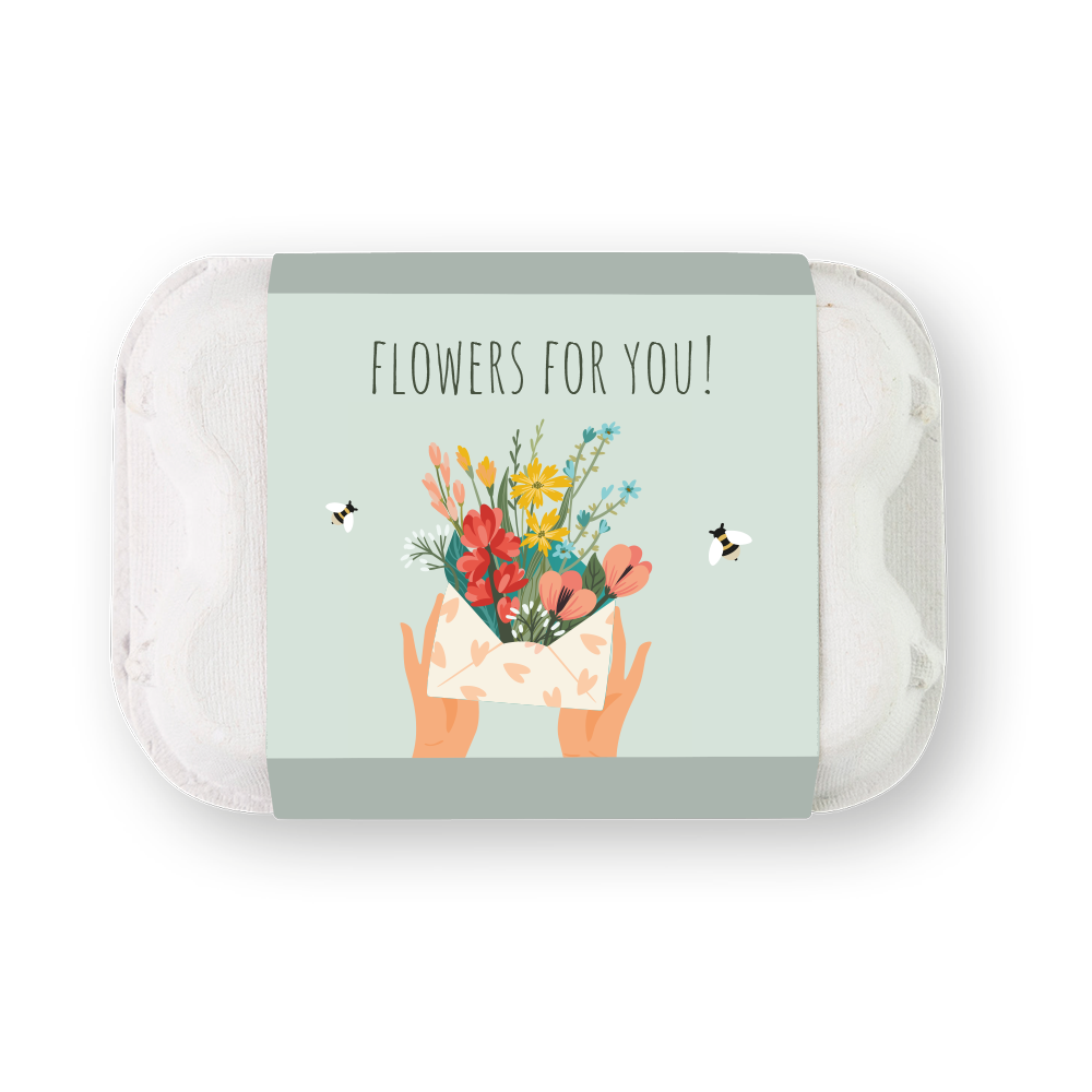 Egg Carton - Flowers for You