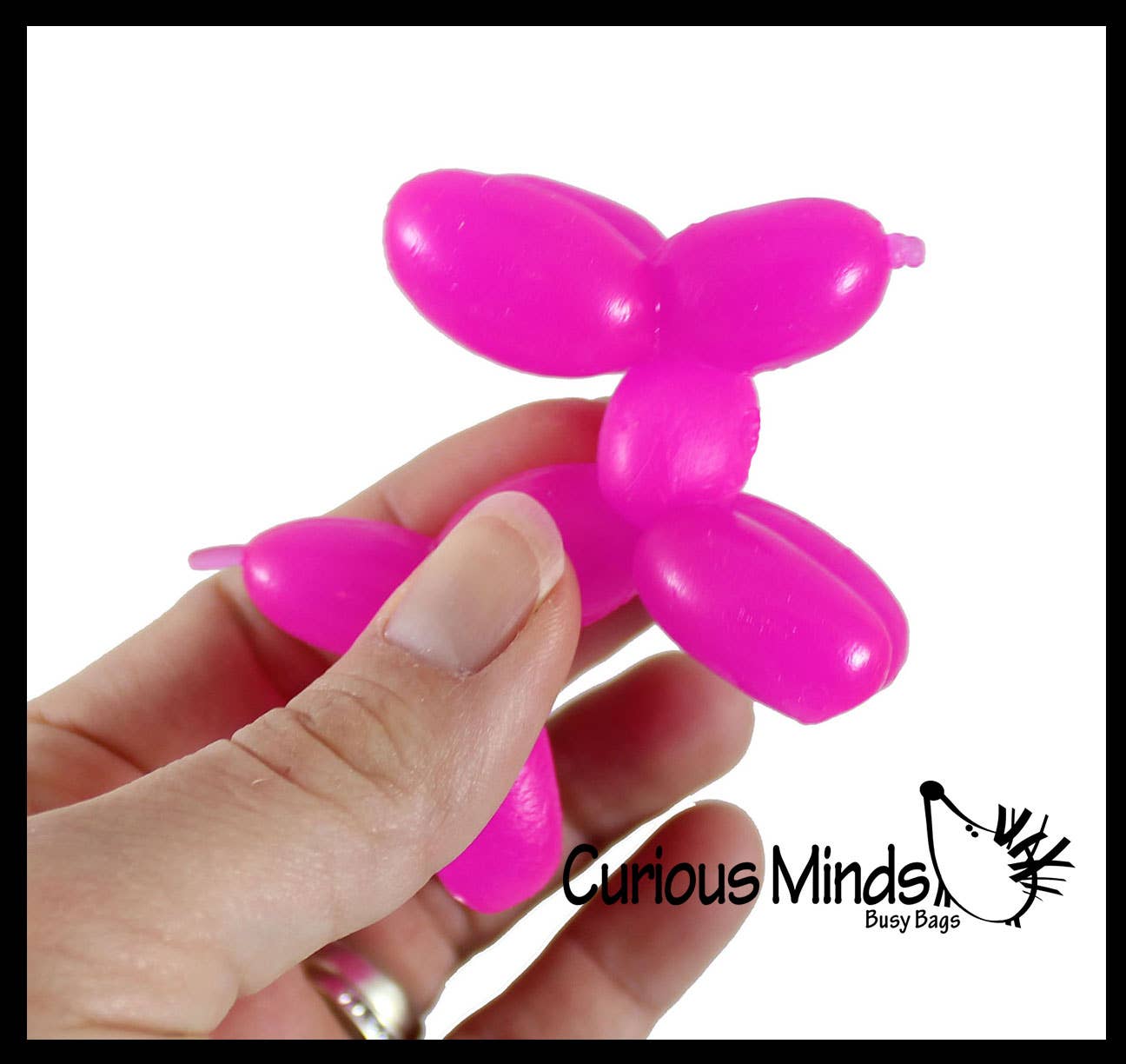 1 Mini Balloon Dog Stretchy Toy - Cute Squishy Sensory Fidg