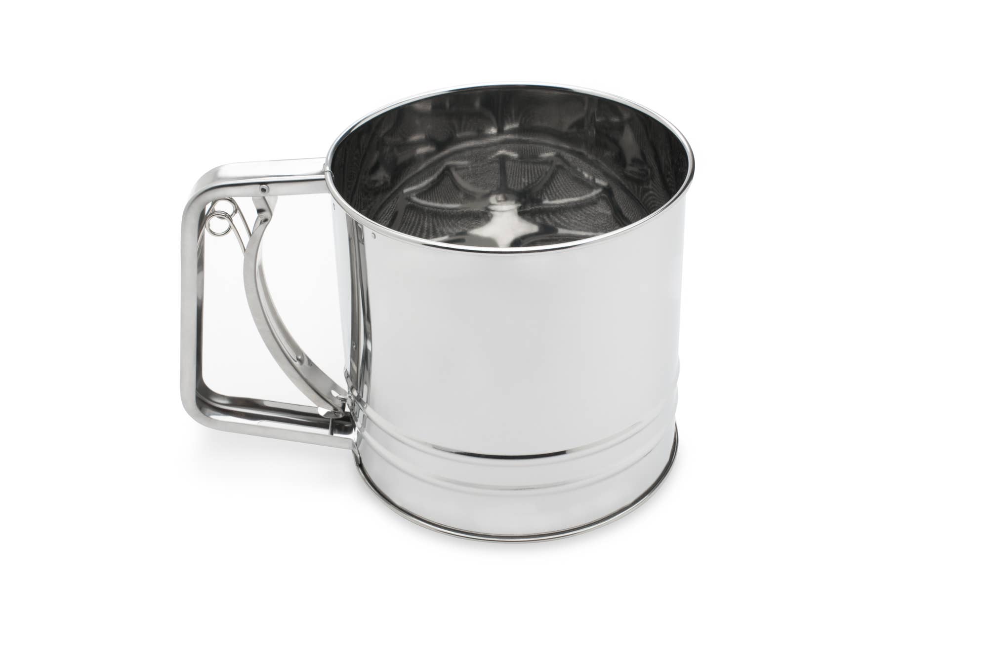 Fox Run Flour Sifter, 4-Cup, 5" x 7.25" x 5.25"