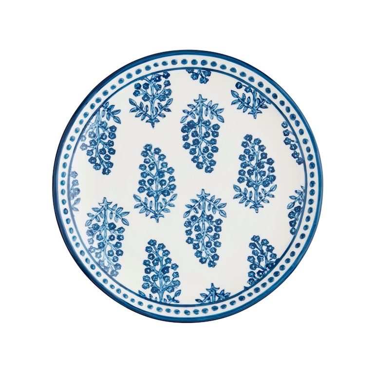 Blooms Print Salad Plate