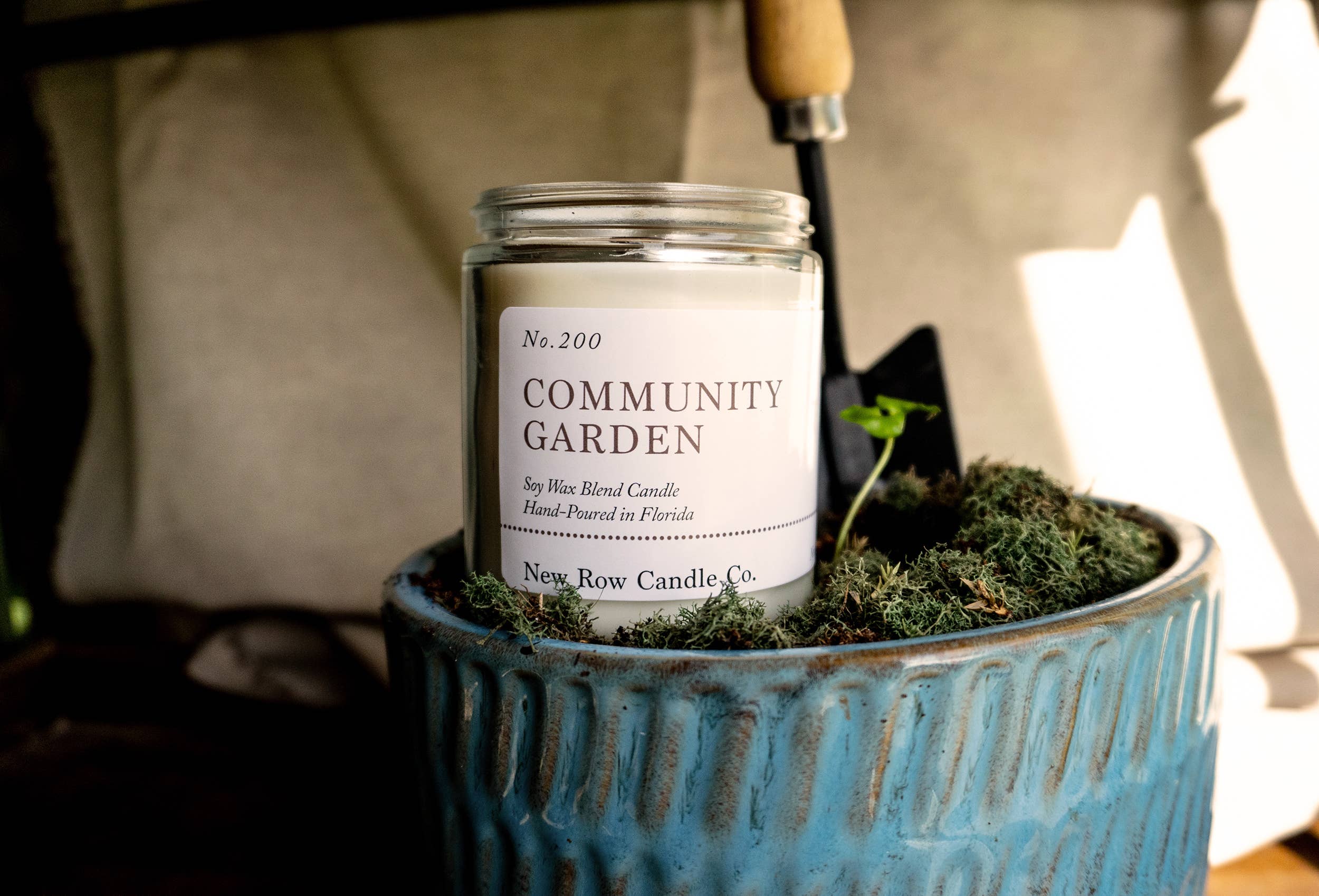 Community Garden Wood Wick Farmhouse Candle