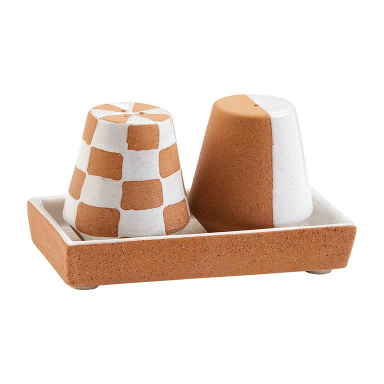 Terracotta Salt & Pepper Set