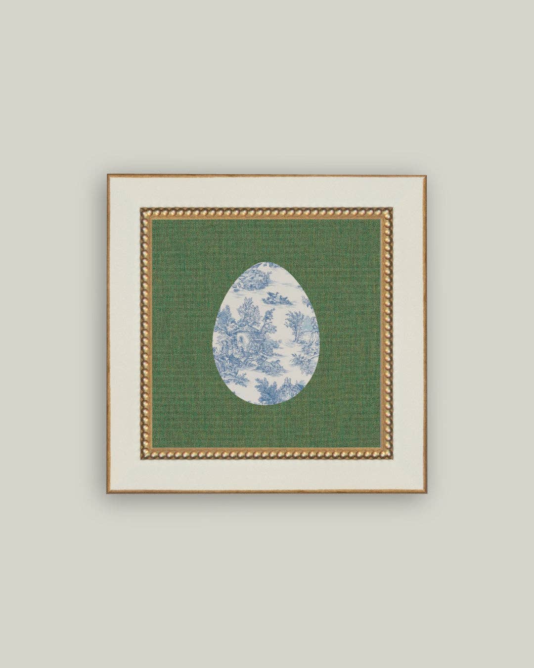 Countryside Toile Egg: 5x5
