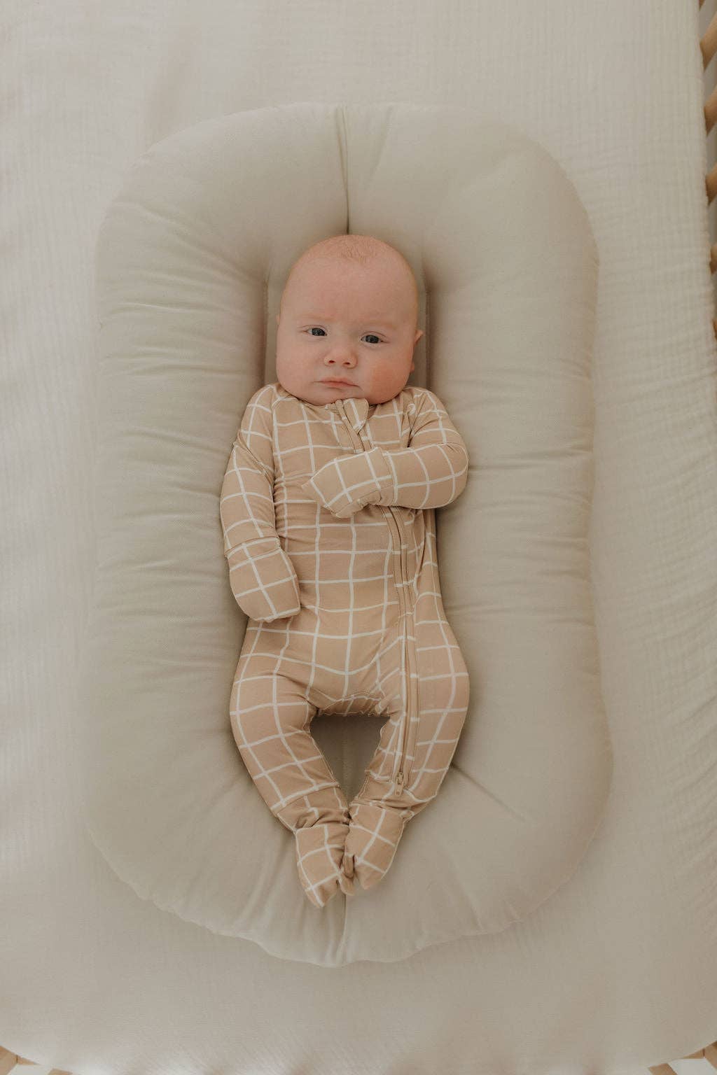 Bamboo Zip Pajamas | Grid: 0-3 Months