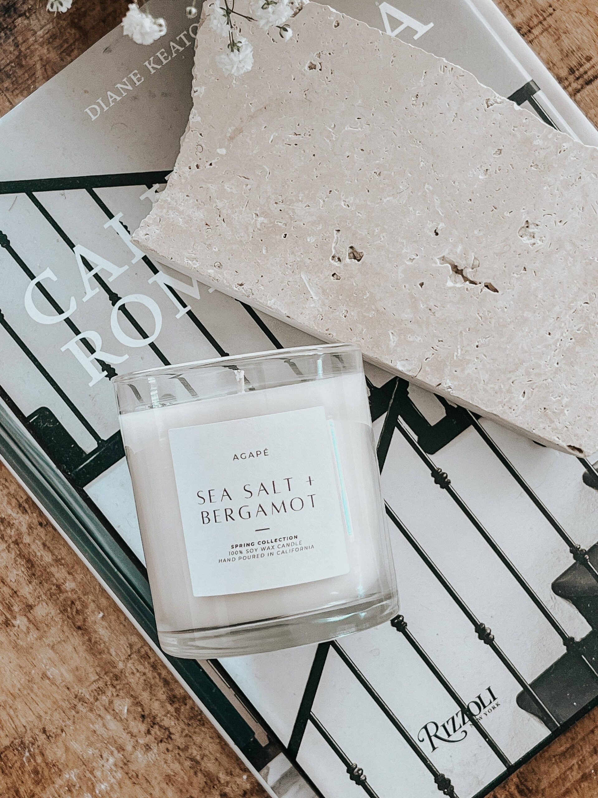 Agapé Candles - SEA SALT + BERGAMOT CANDLE