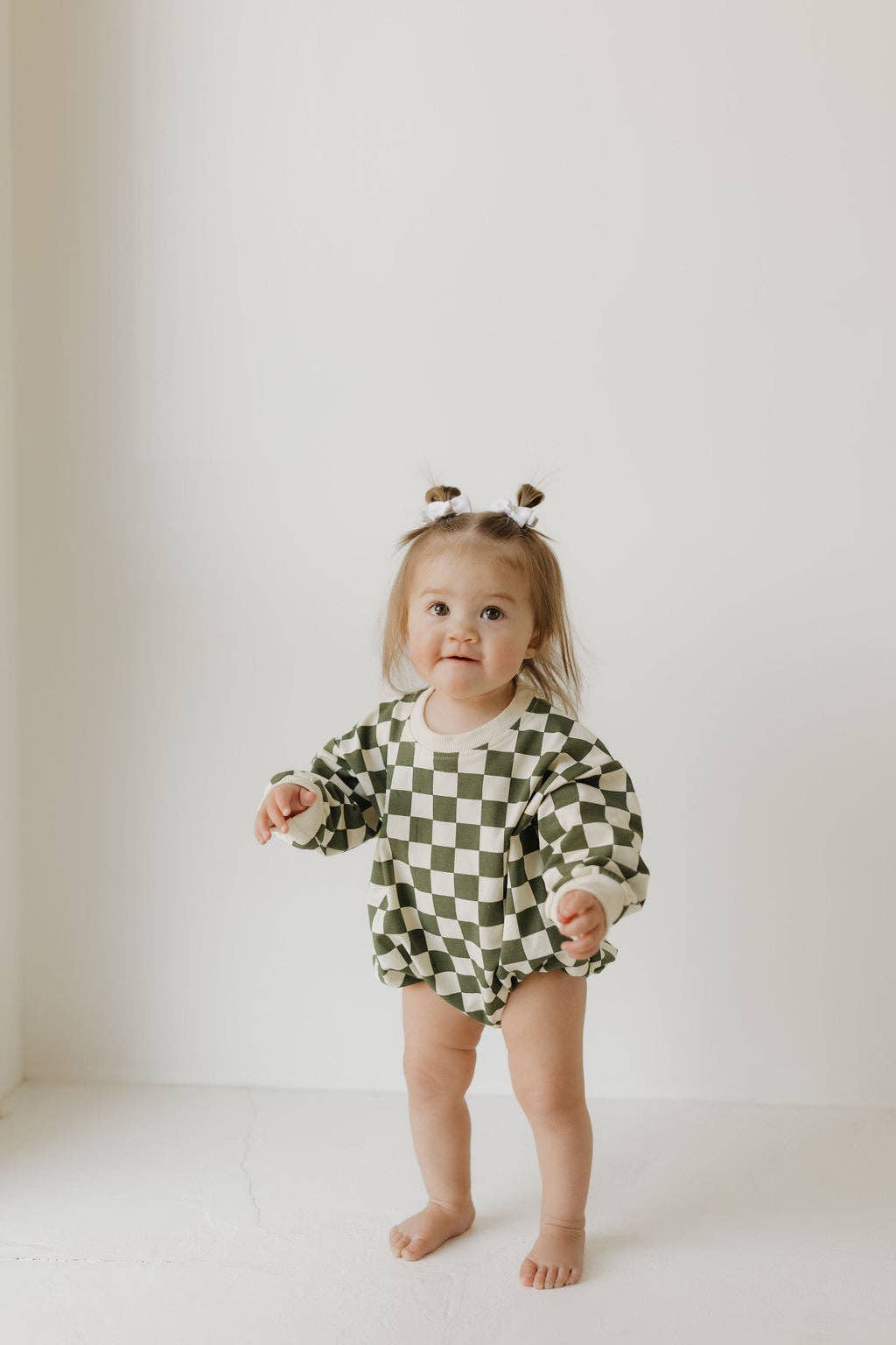 Sweatshirt Romper | Lucky: 18-24 Months