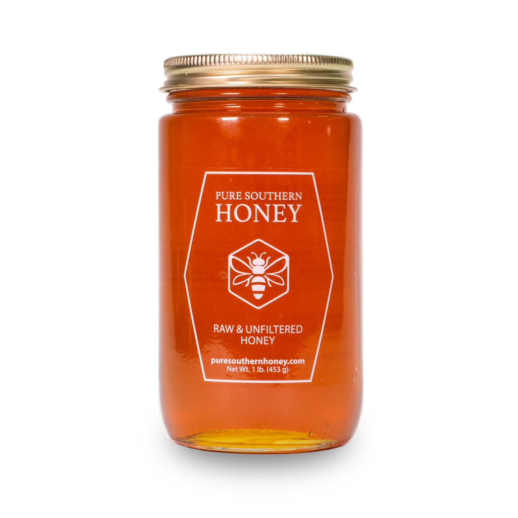 Honey 1 Lb Raw, Unfiltered, and Unheated