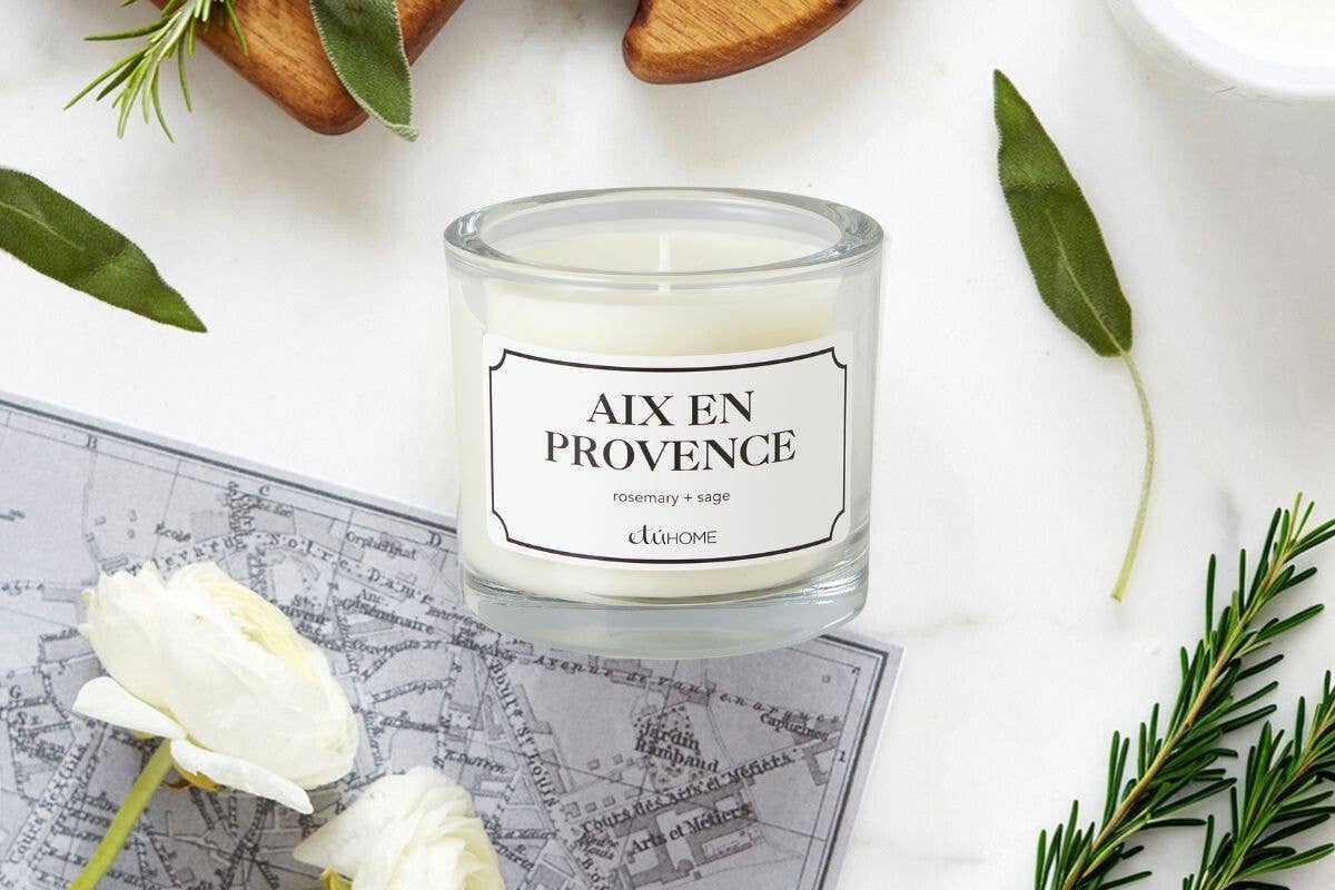 etúHOME - Aix en Provence, Rosemary and Sage Candle