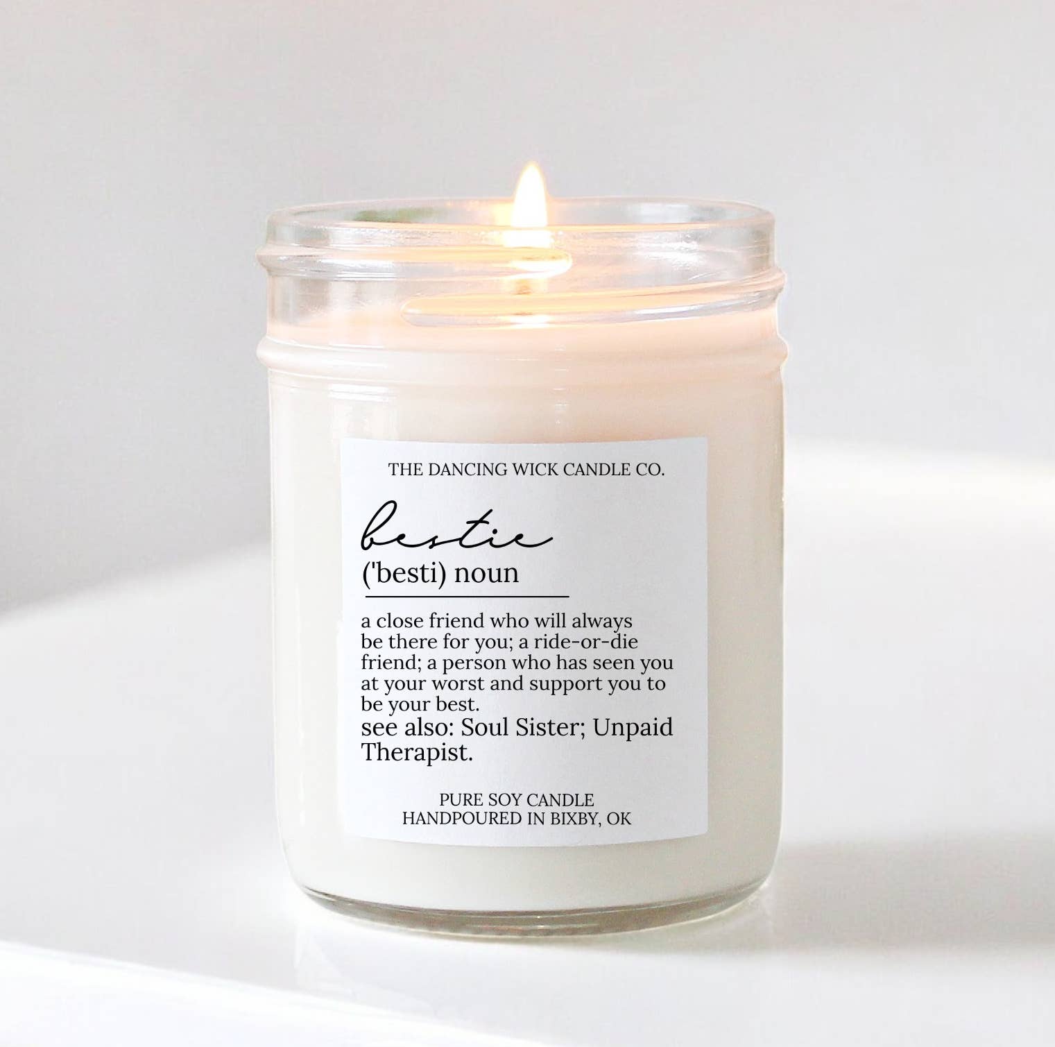 Bestie Noun Soy Candle / Lavender Vanilla