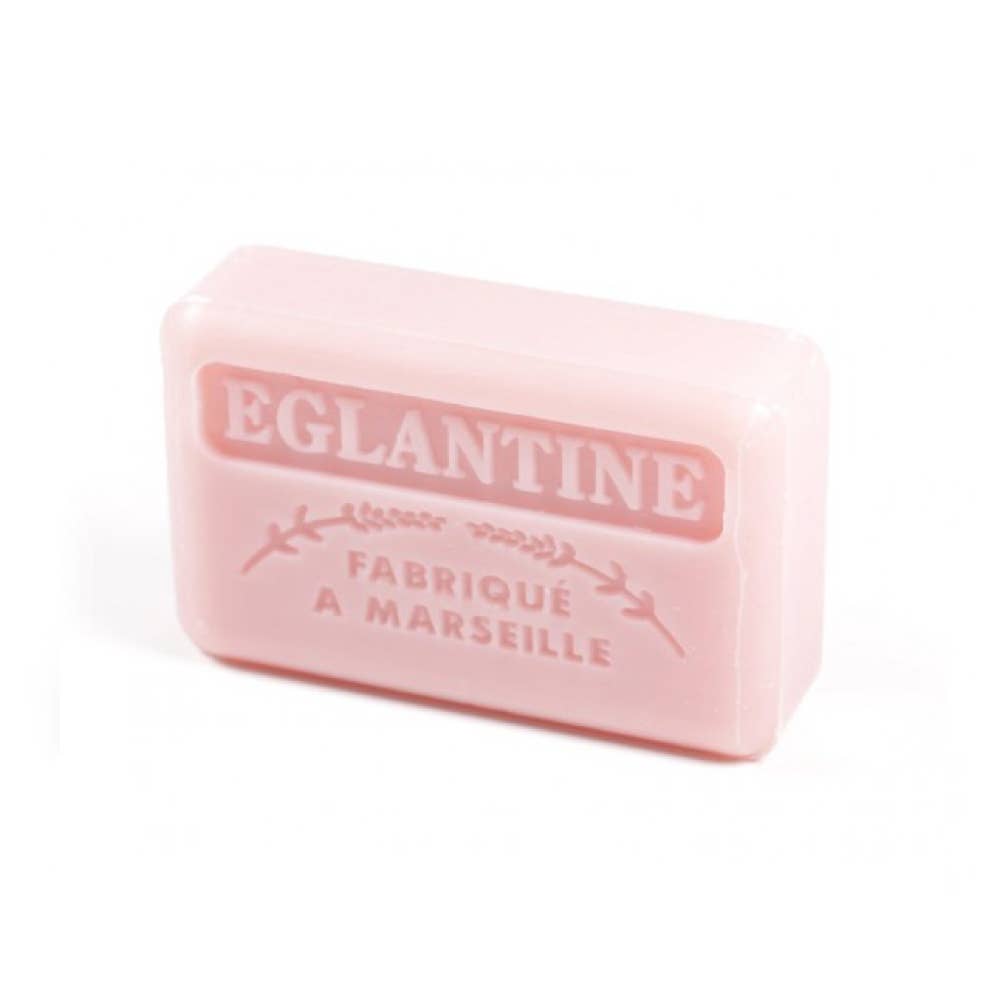 Eglantine Wild rose - French soap with organic shea butter 125g