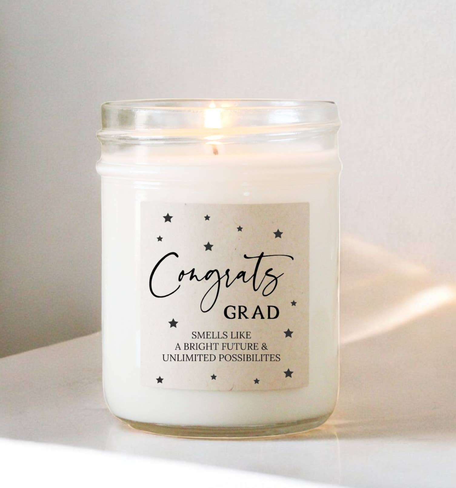 Congrats Grad Soy Candle Bora Bora