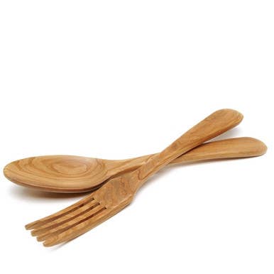 The French Farm - Berard Parisian Olive Wood Salad Servers