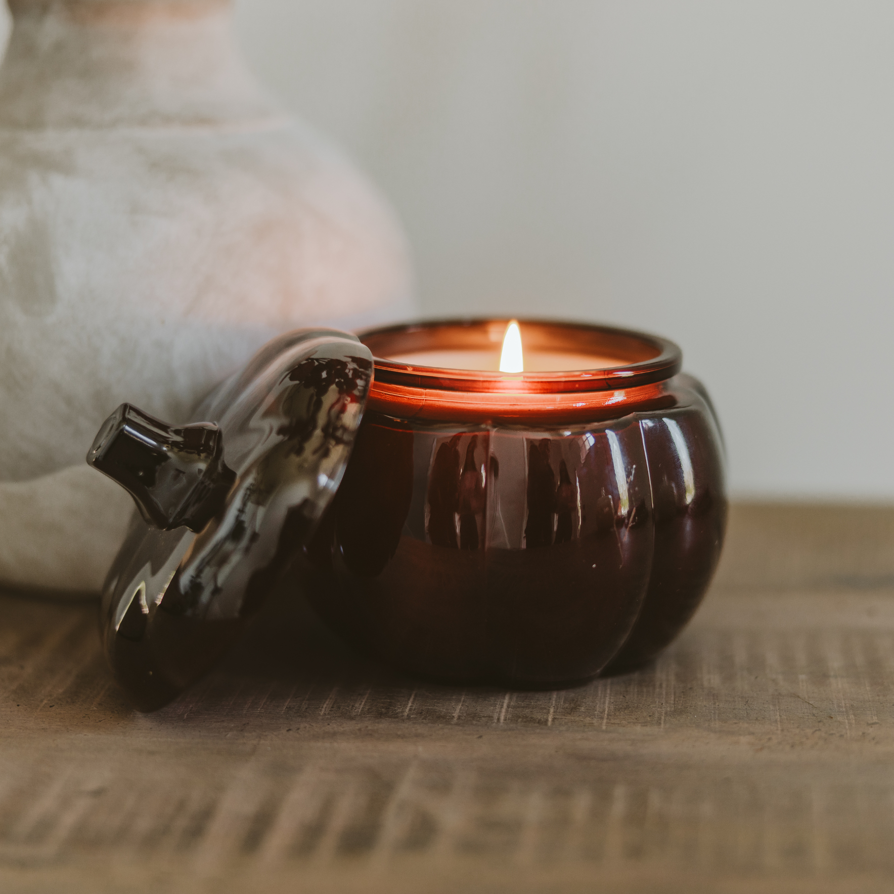 Hello Fall Soy Candle - 20oz Pumpkin Jar