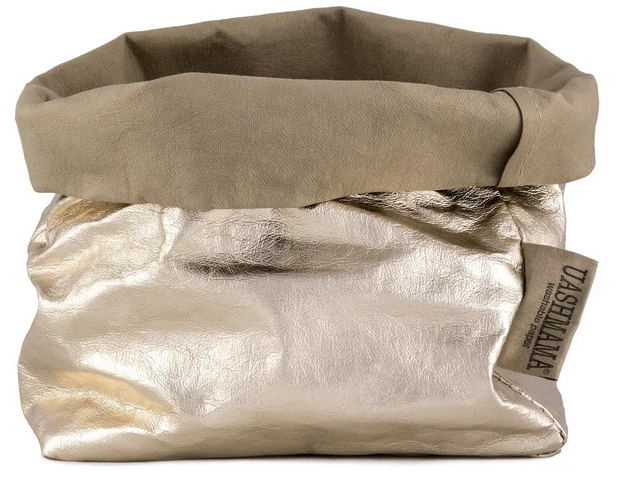 PAPER BAG Medium Platino