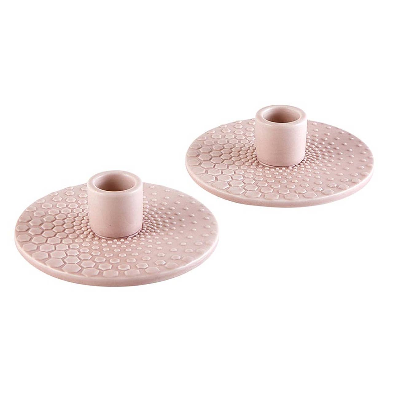 47th & Main Soft Pink Candleholder
