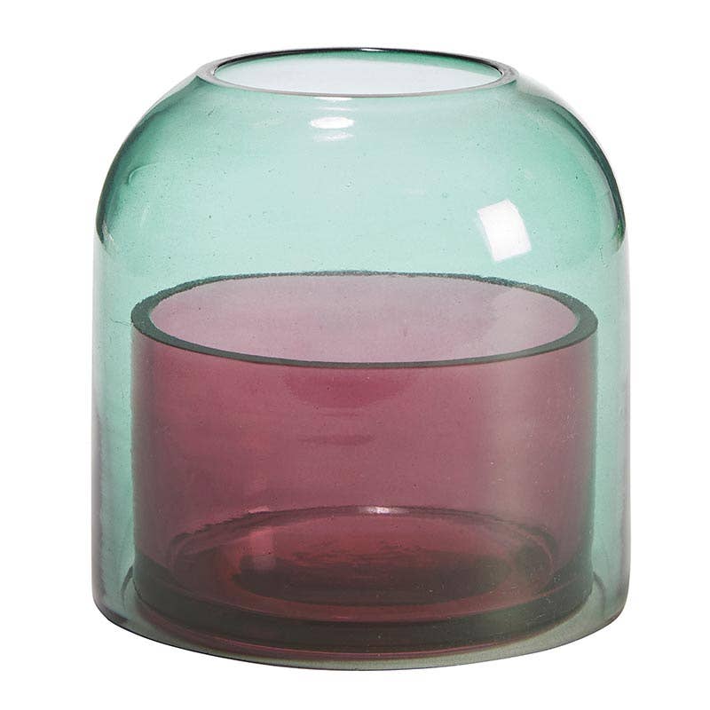 47th & Main - Green/Pink Candle Cloche