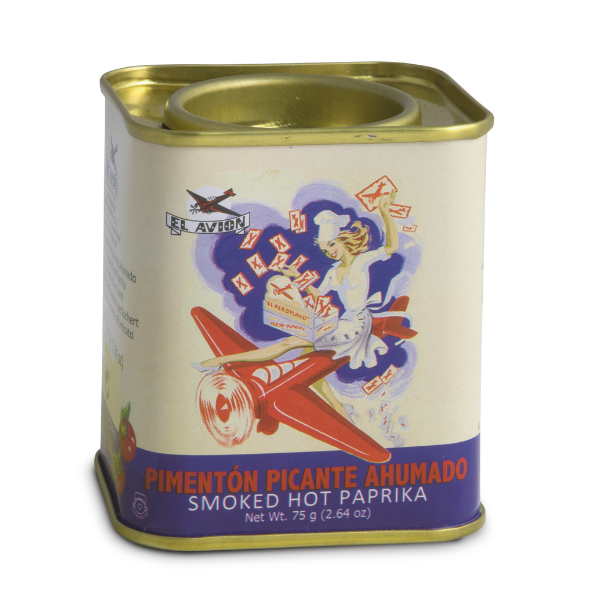 El Avion Smoked Hot Paprika Vintage Tin 2.65oz