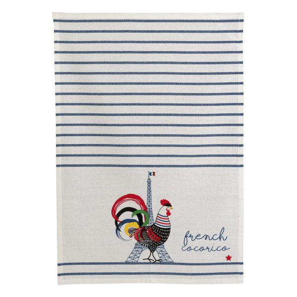 Torchons & Bouchons Cocorico Tea Towel