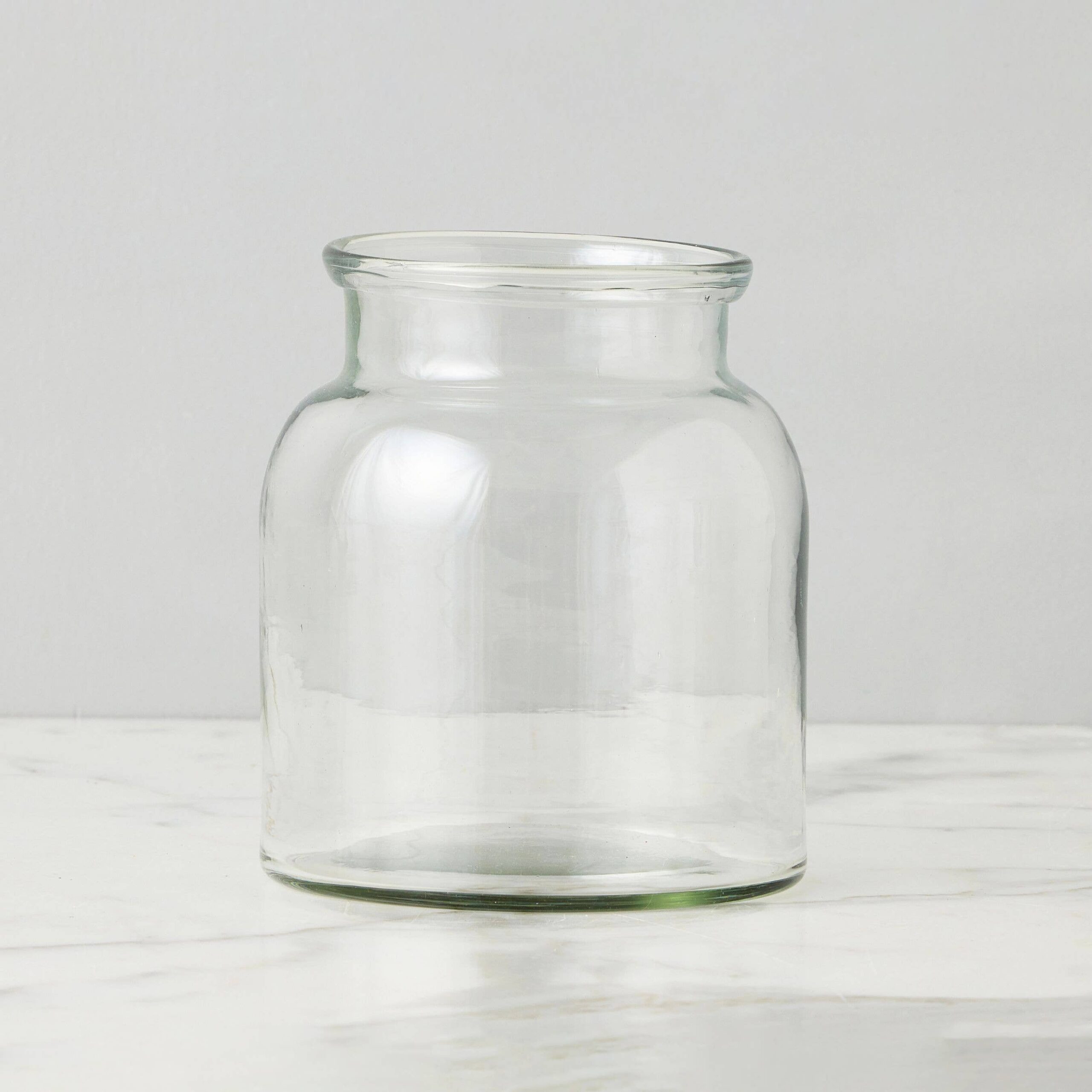 Clear Glass Mason Jar/Vase, 3L