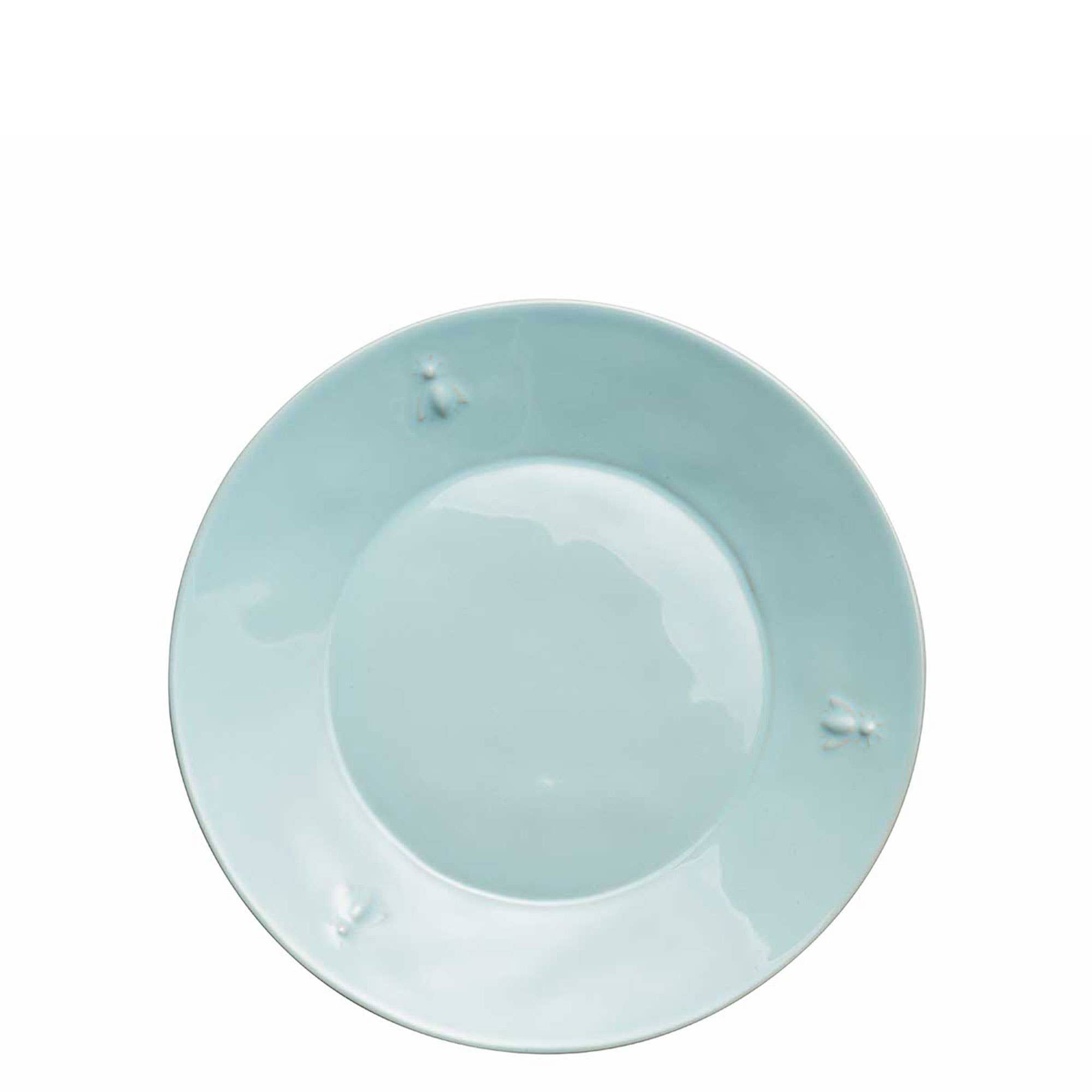 Bee Ceramic Dessert Plates - Set of 4: Bleu