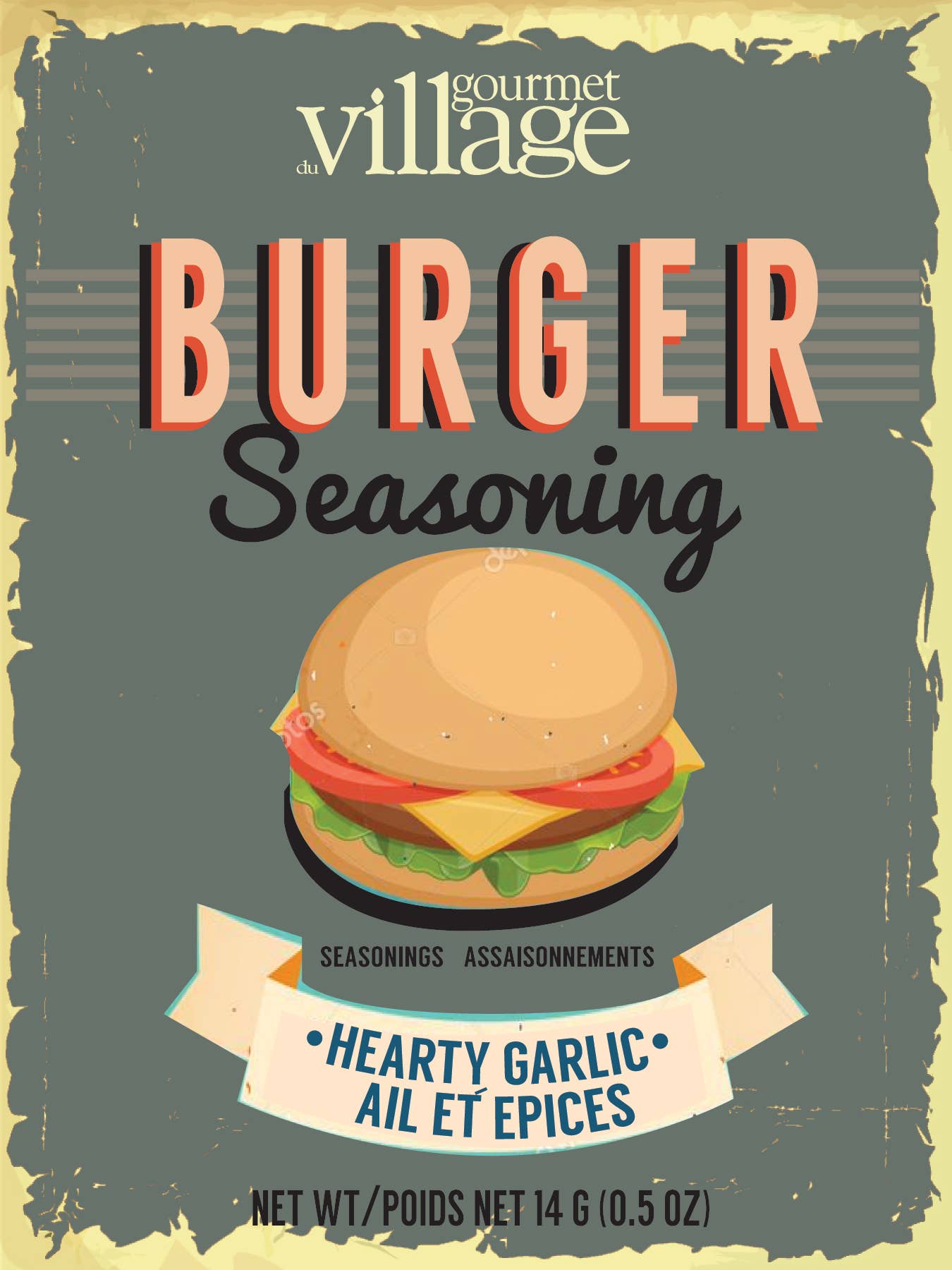 Seas. Burger Garlic Recipe Box