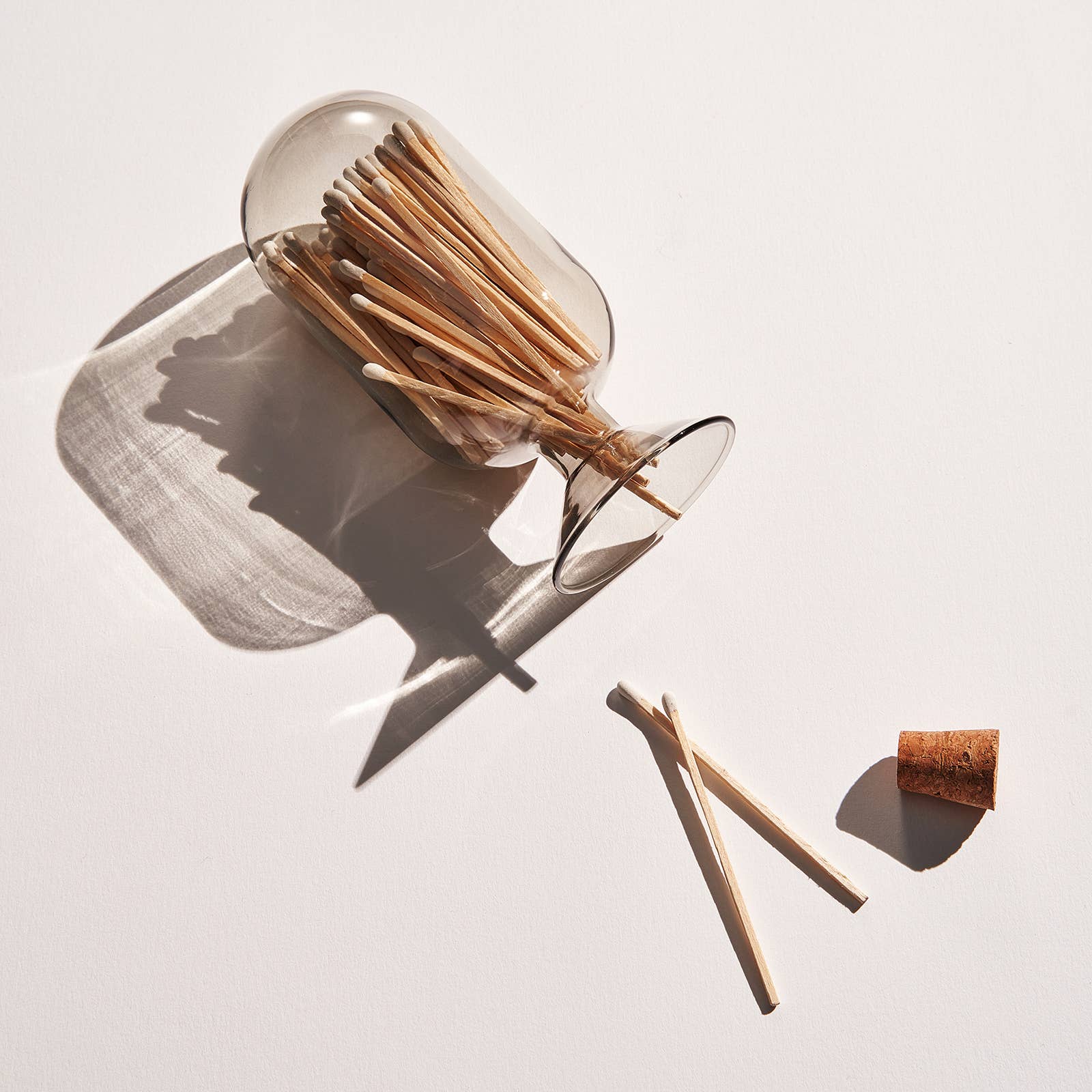 Grey Glass Match Cloche - Image 2