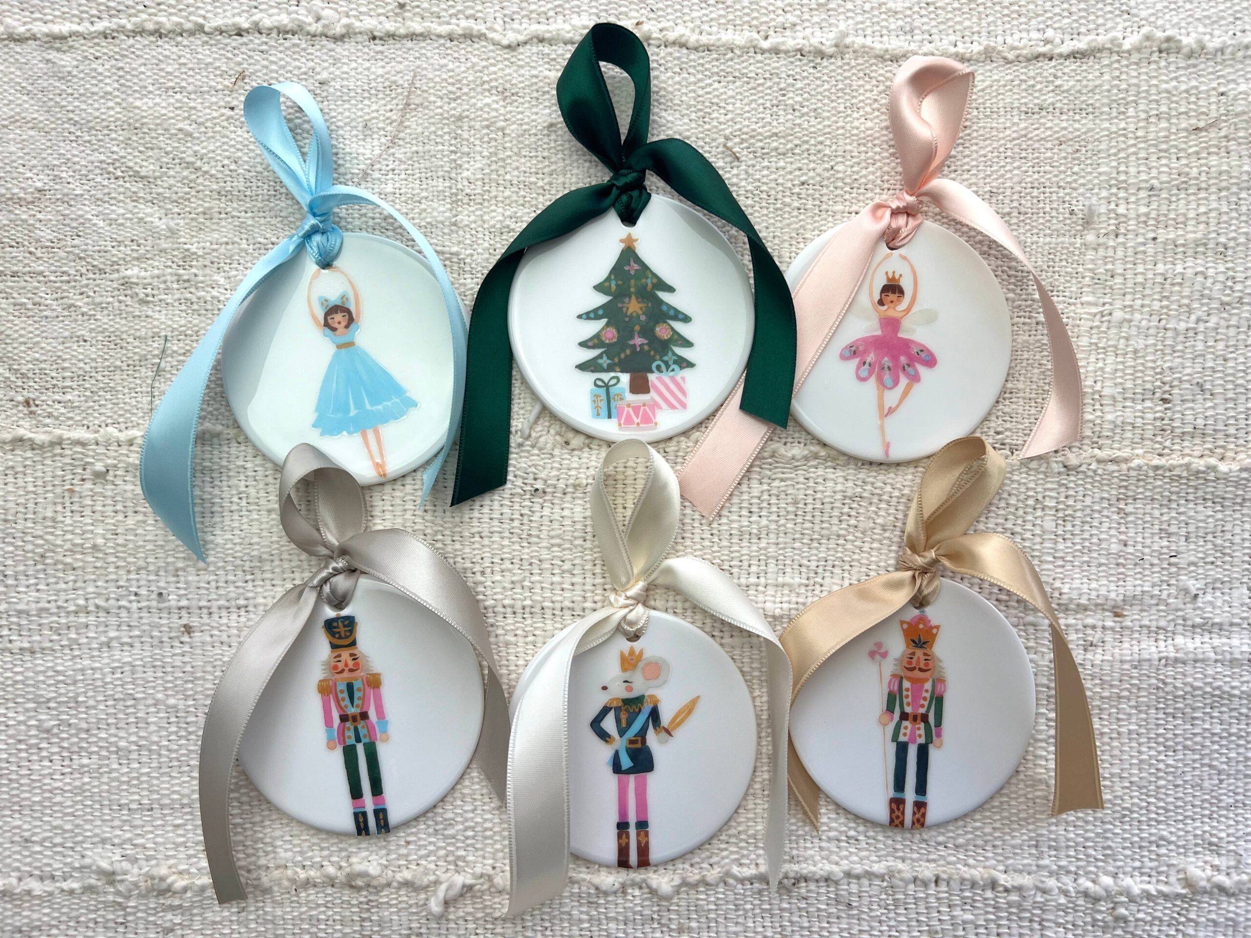 Ten Twenty Six Designs - Nutcracker Ballet Christmas Ornaments