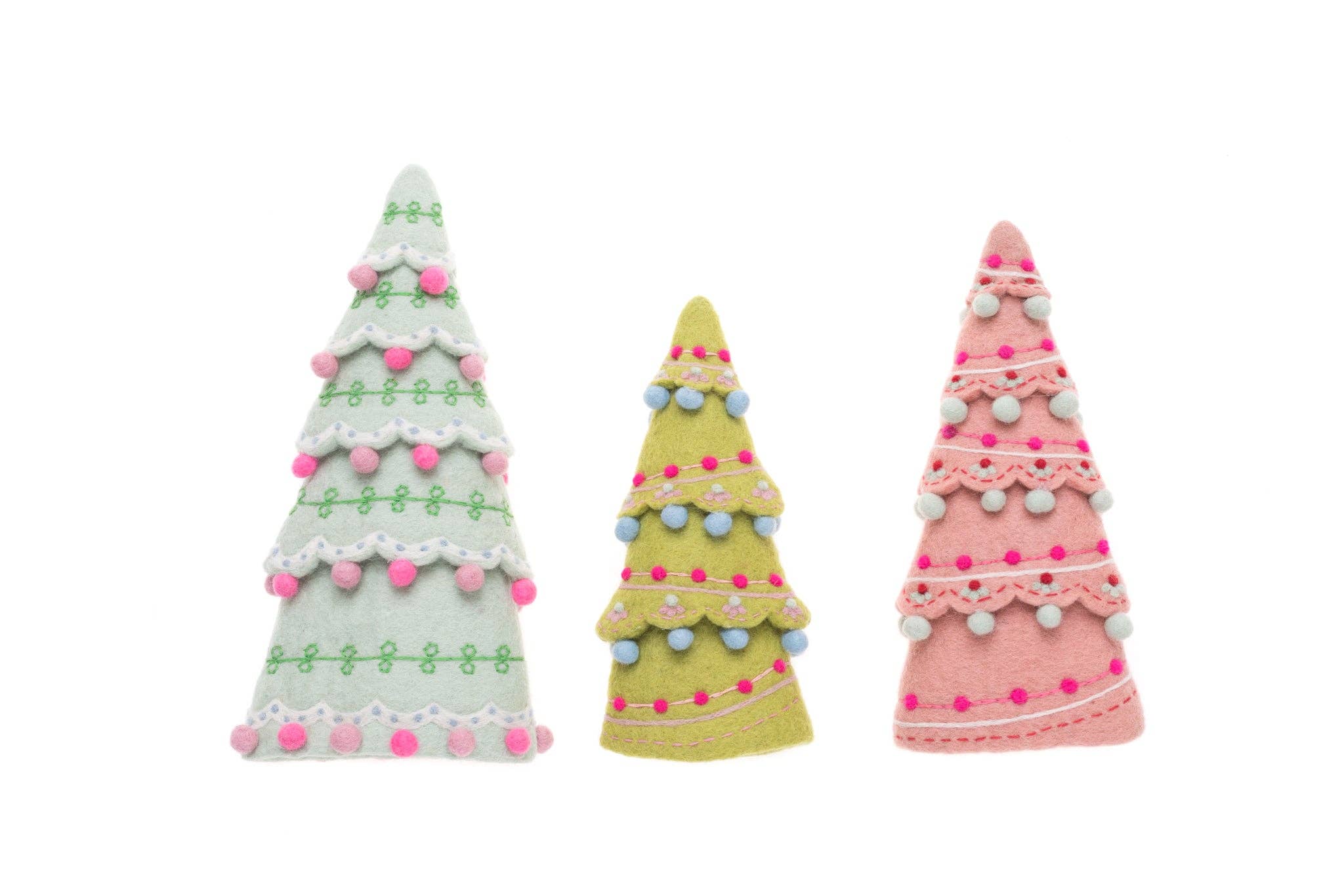Sugar Plum Tree Set - Set of 3