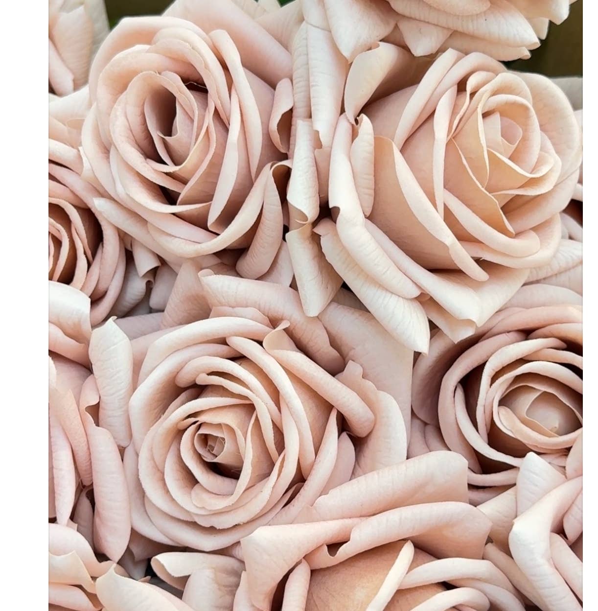 26"-Elegant Real Touch rose-blush taupe-muted beige color