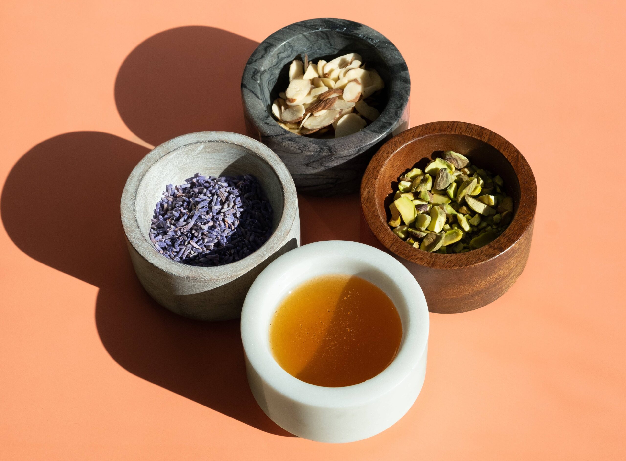 Made Market Co. - Marble & Wood Mini Bowl Set