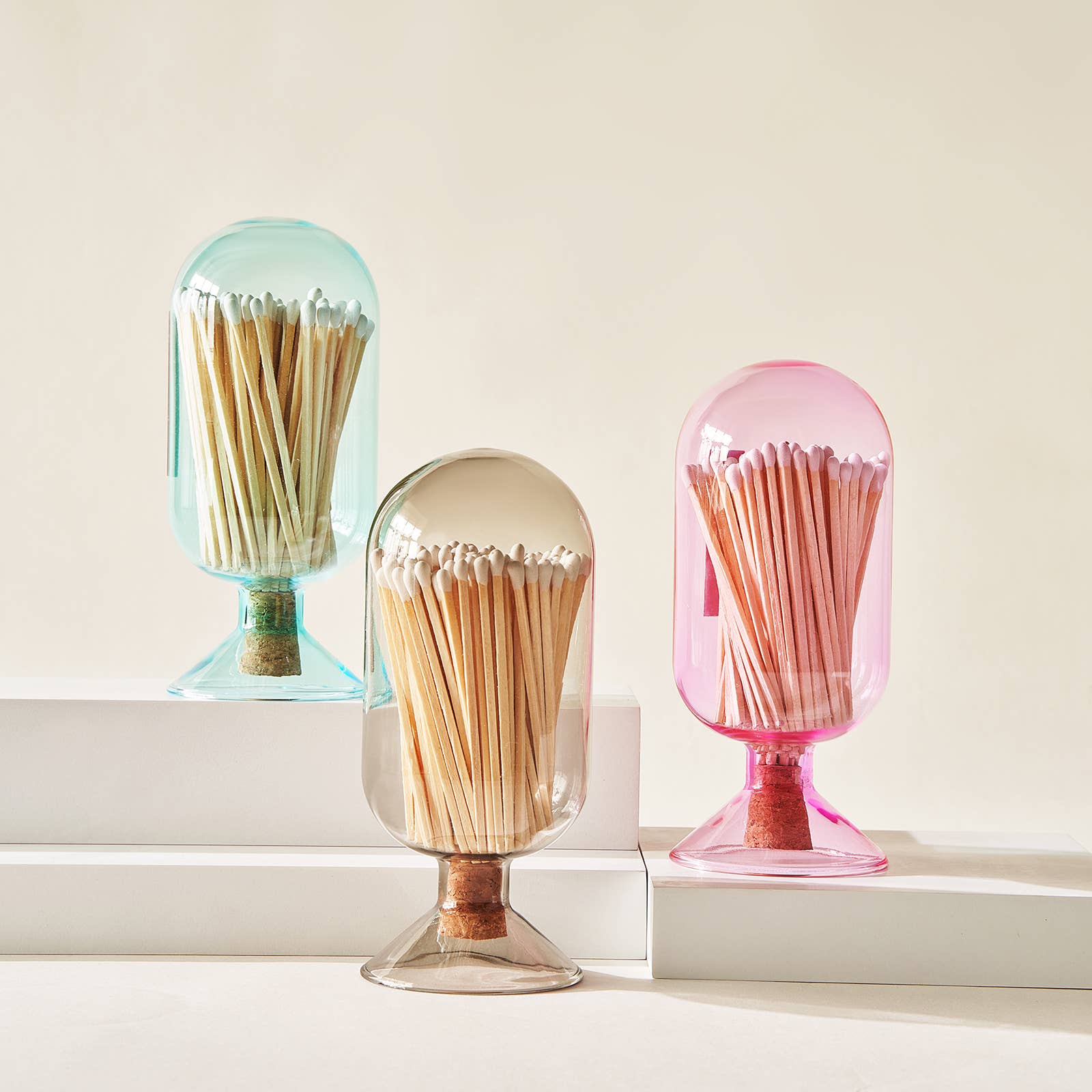 Grey Glass Match Cloche - Image 4