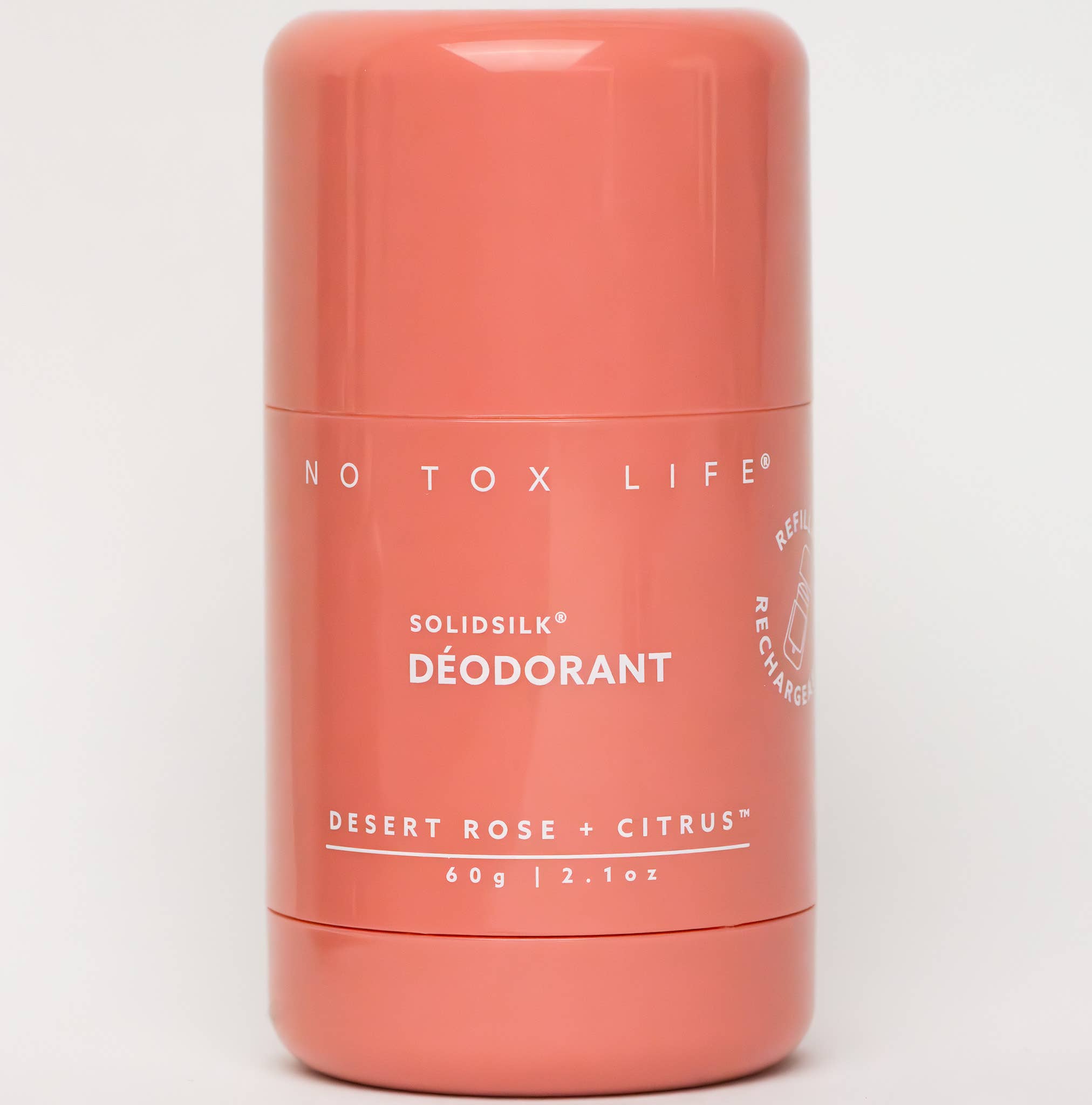 No Tox Life - SOLIDSILK® Deodorant (Desert Rose & Citrus) Refillable