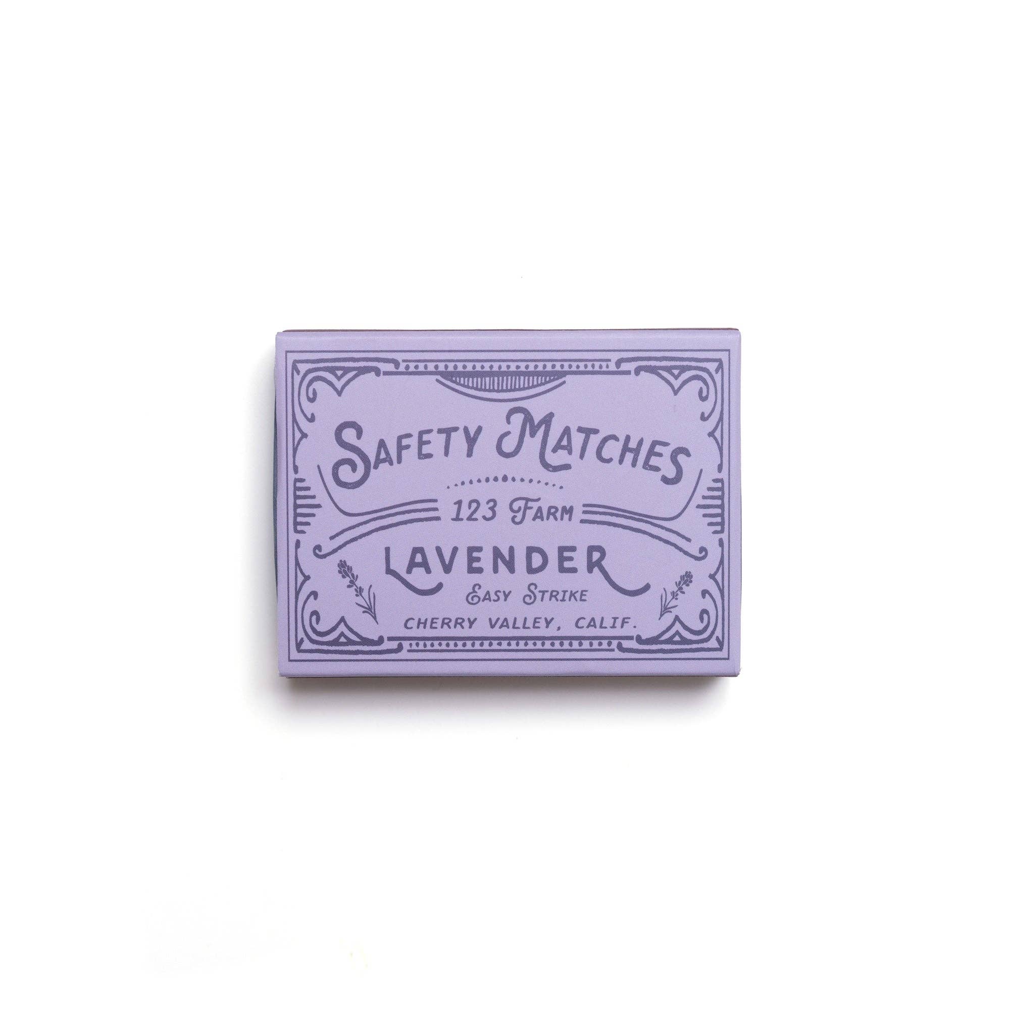 Lavender Matches – Boxed Set, 40 Safety Matches