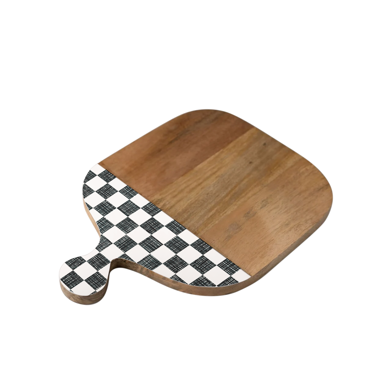 Black Check 12"x16" Cutting Board