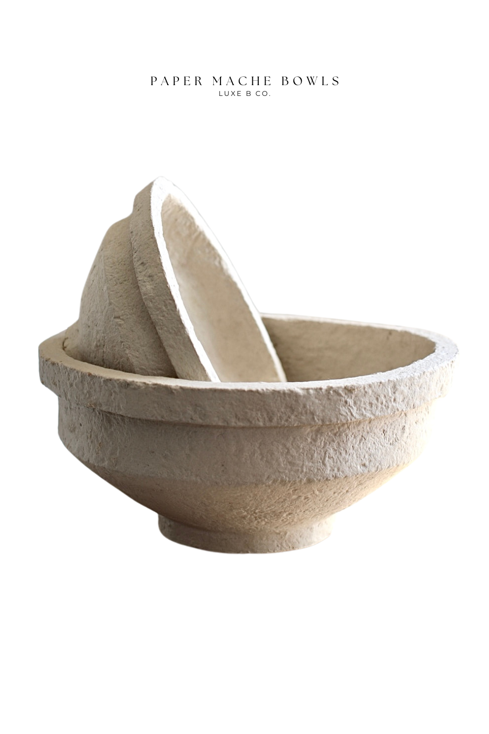 Paper Mache Bowls  : Large