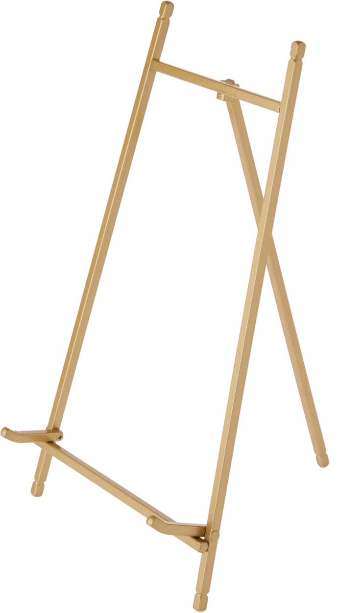 Bard's - Bard's Satin Metal Easel, 12" H x 7" W x 7.75" D