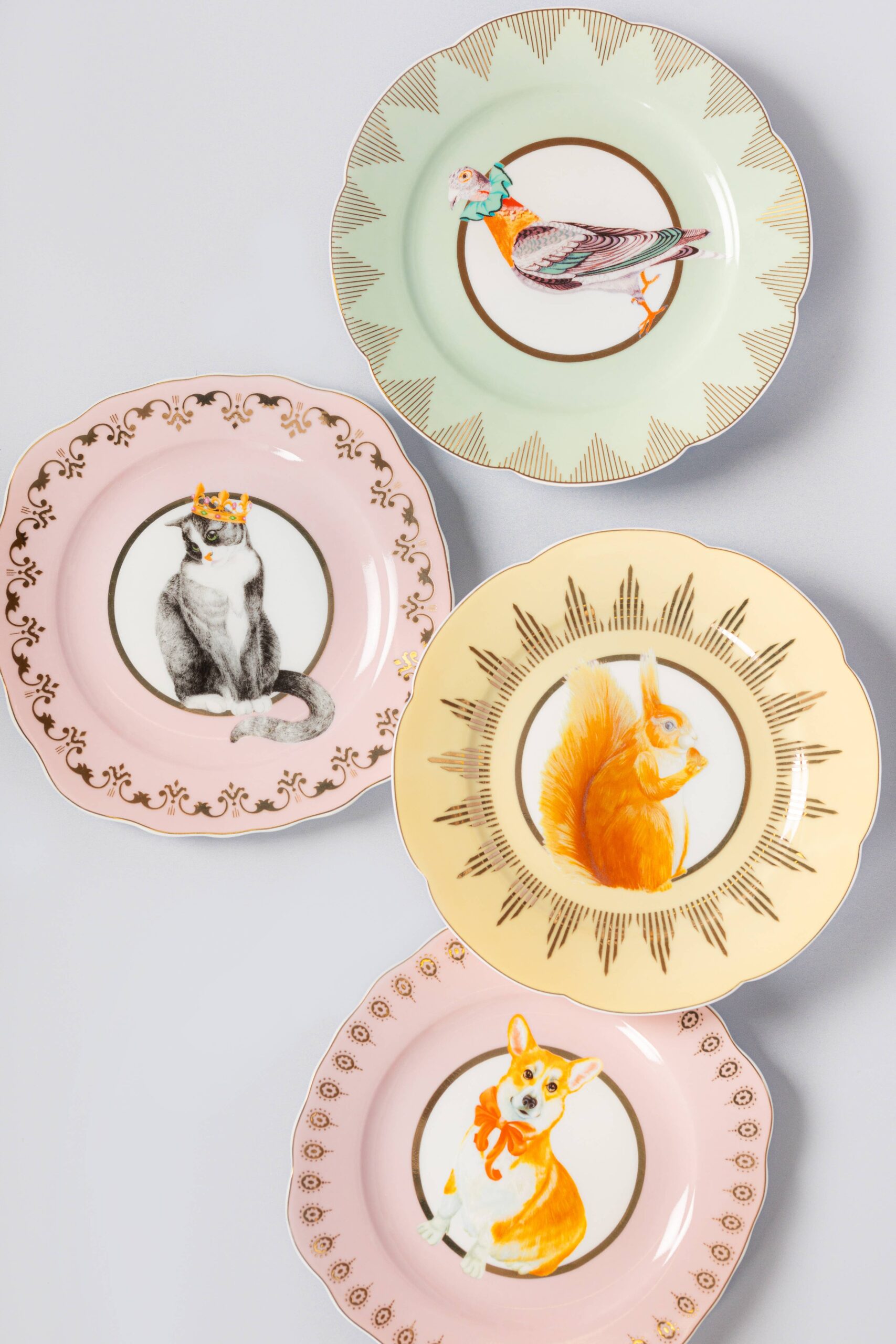 Yvonne Ellen Best Of British Tea Plates 16cm (set Of 4)