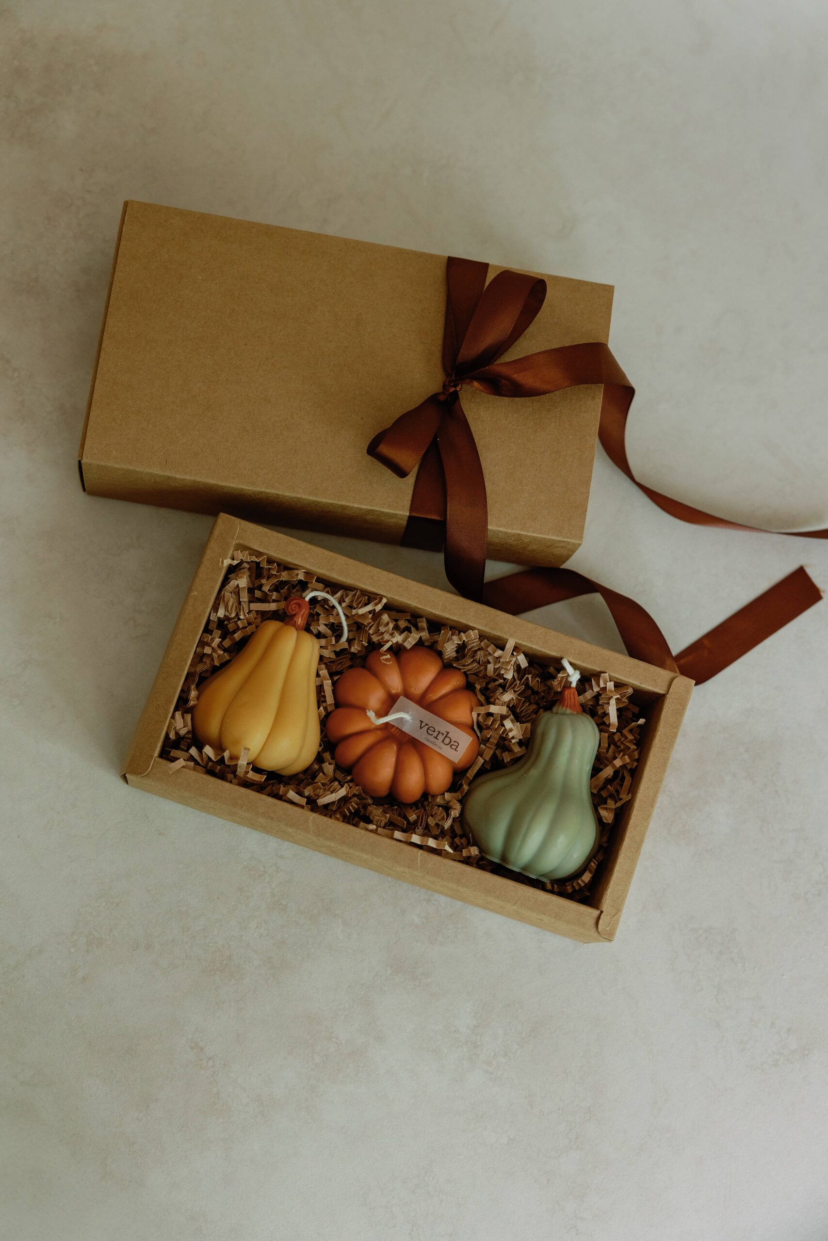 Pumpkin candle Gift box, Apples and Maple Bourbon