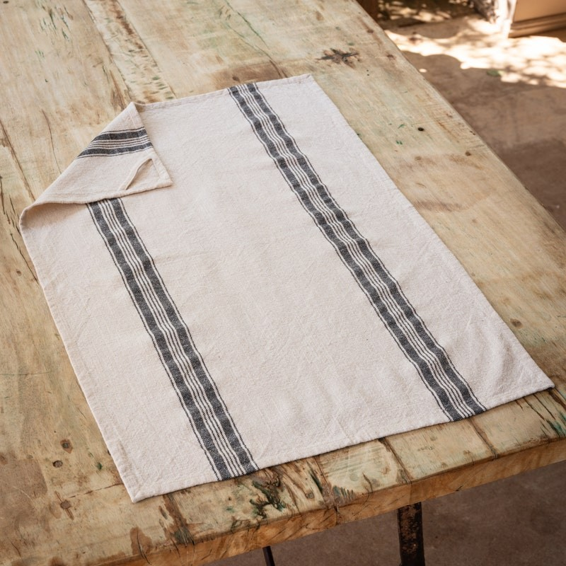 Honeysuckle Striped Dishtowel