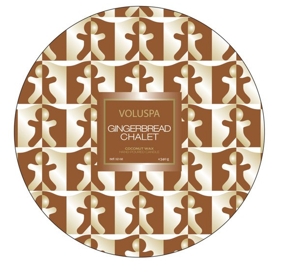 Gingerbread Chalet 3 Wick Tin