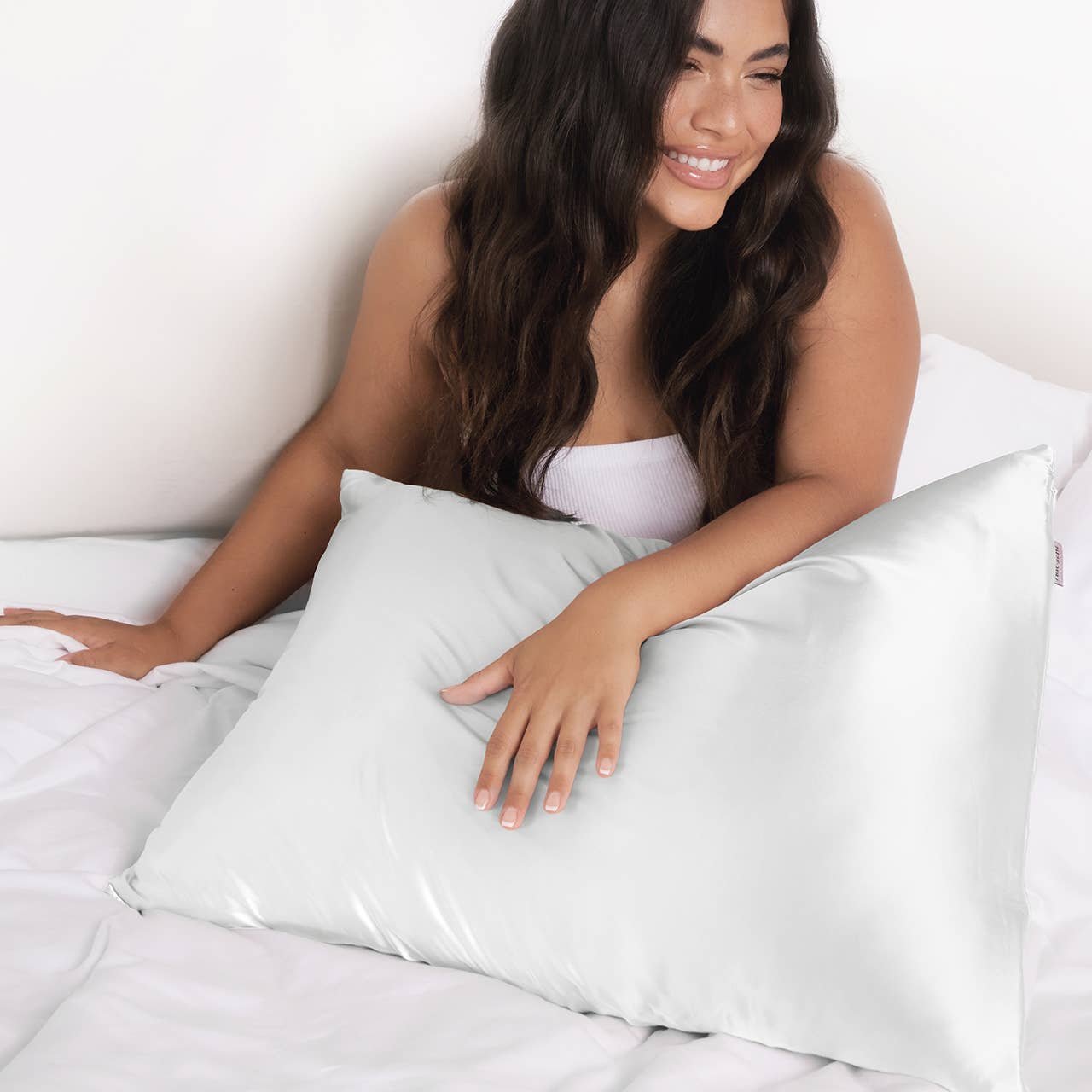 Satin King Pillowcase - Ivory - Image 2