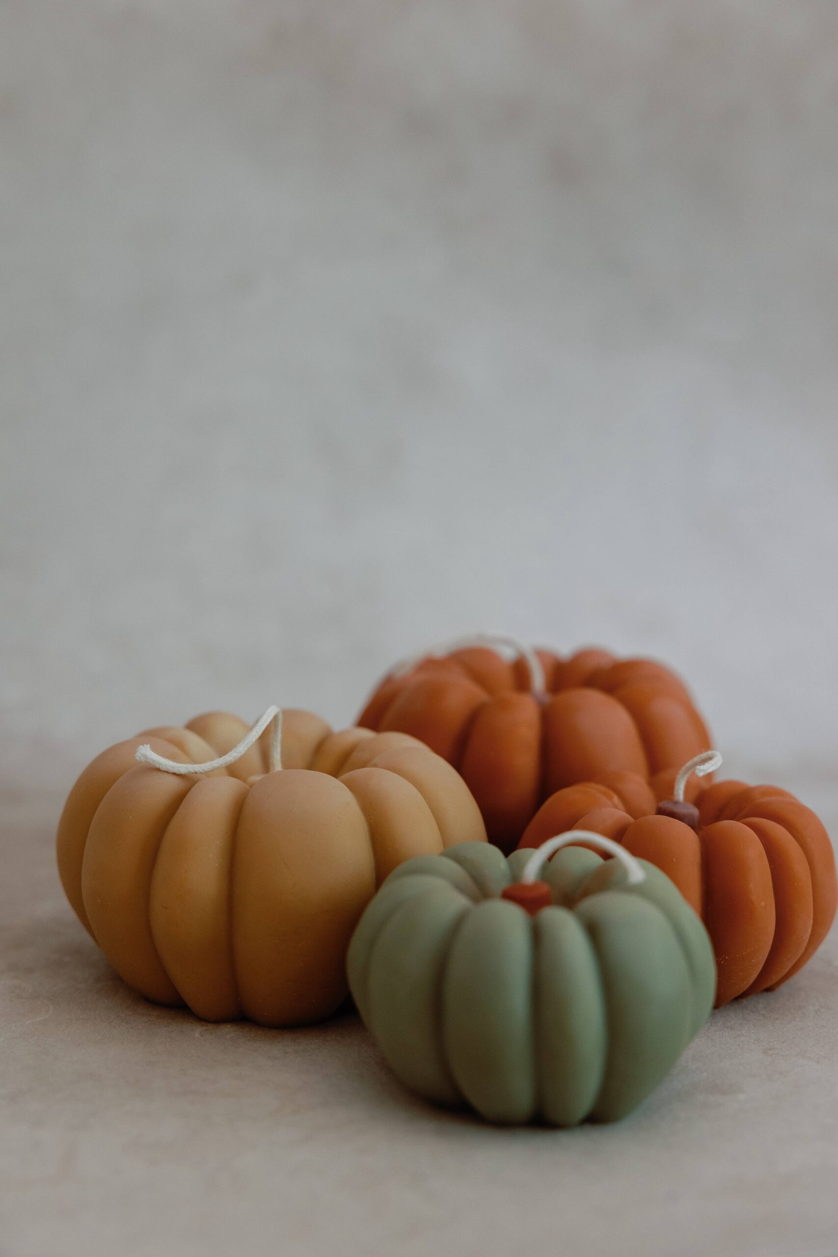 Pumpkin candle- small: Dark olive, Pumpkin Spice Buttercream