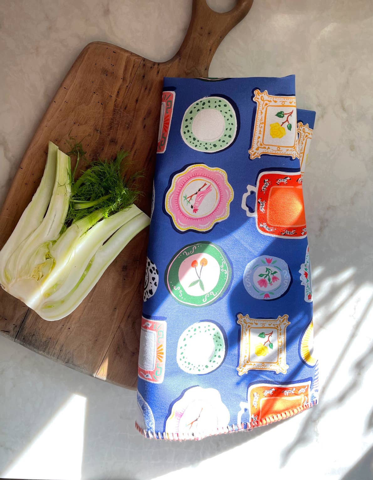 Idlewild Co. - Dinner Plates Tea Towel