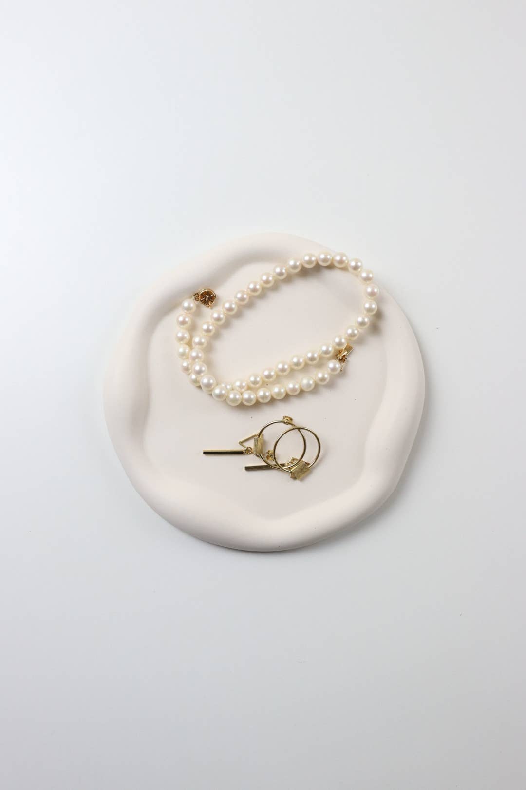 Cloud jewelry tray Round